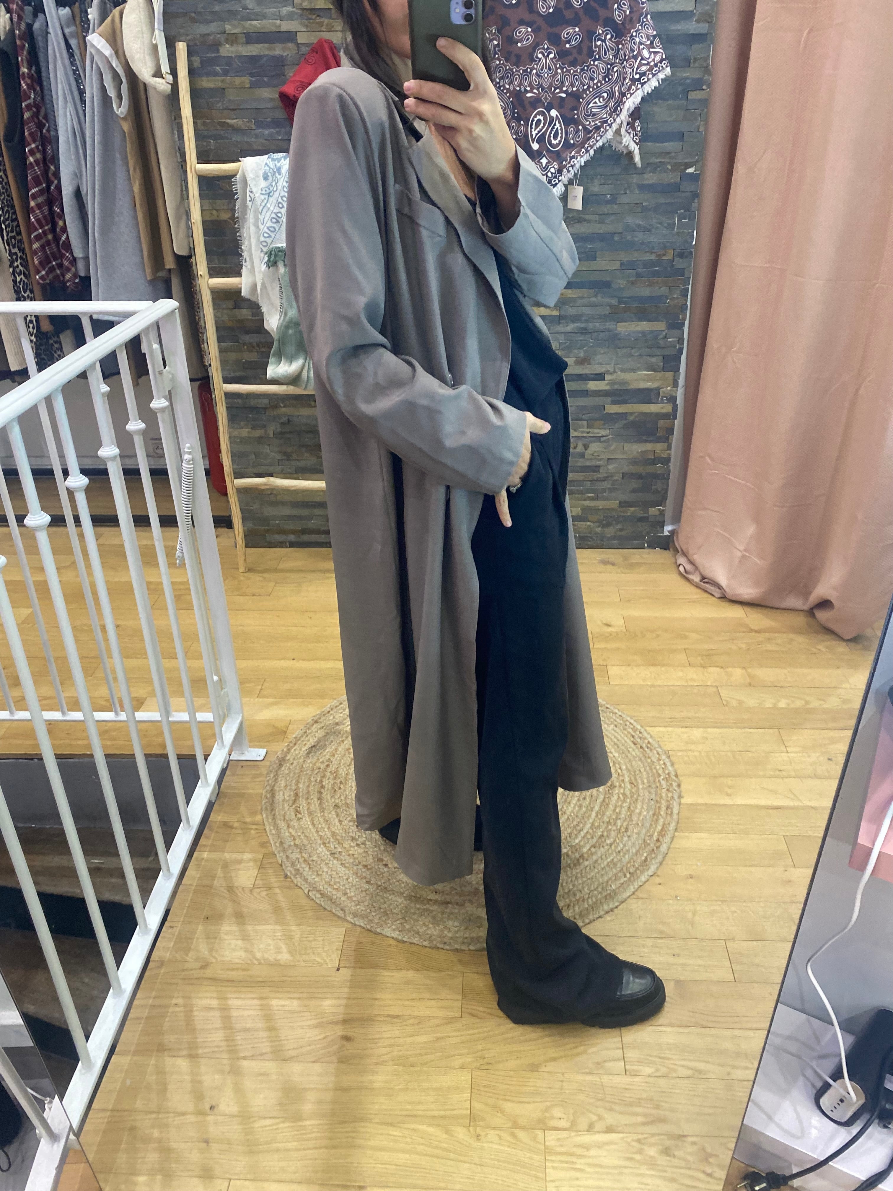 Veste / robe « Debo » taupe