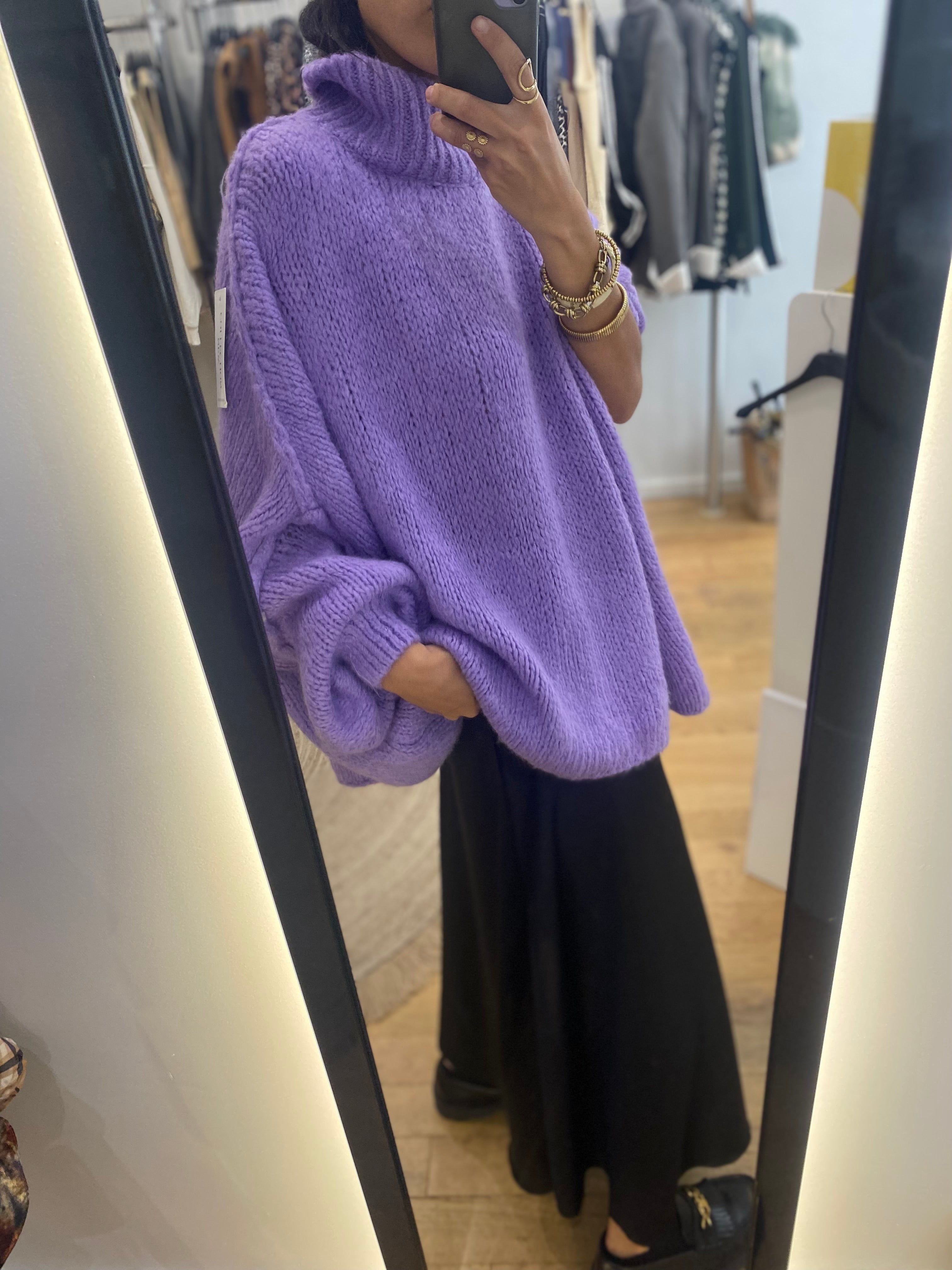 Pull couture « Chloé » parme