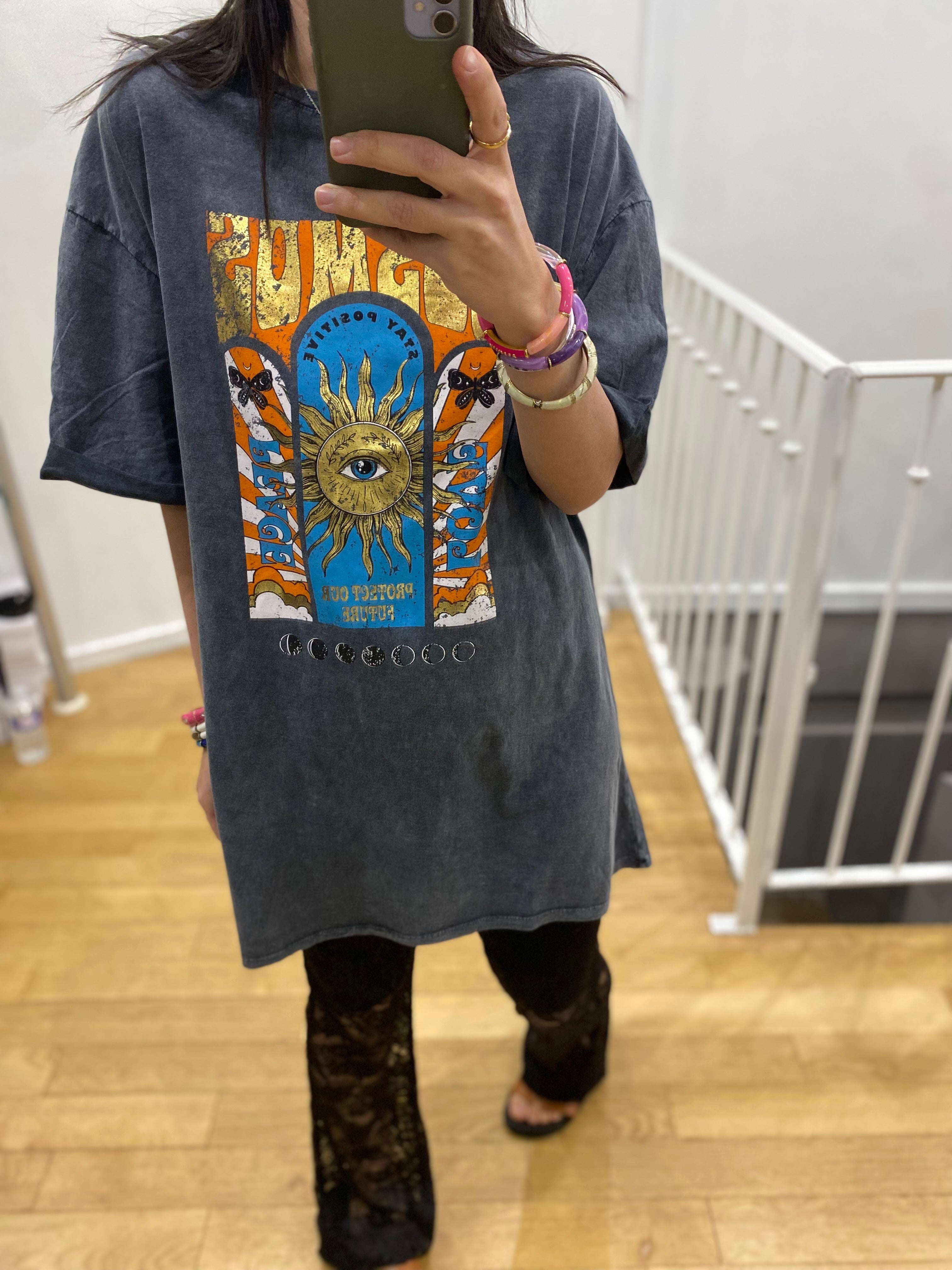Robe / t-shirt long « cosmos »
