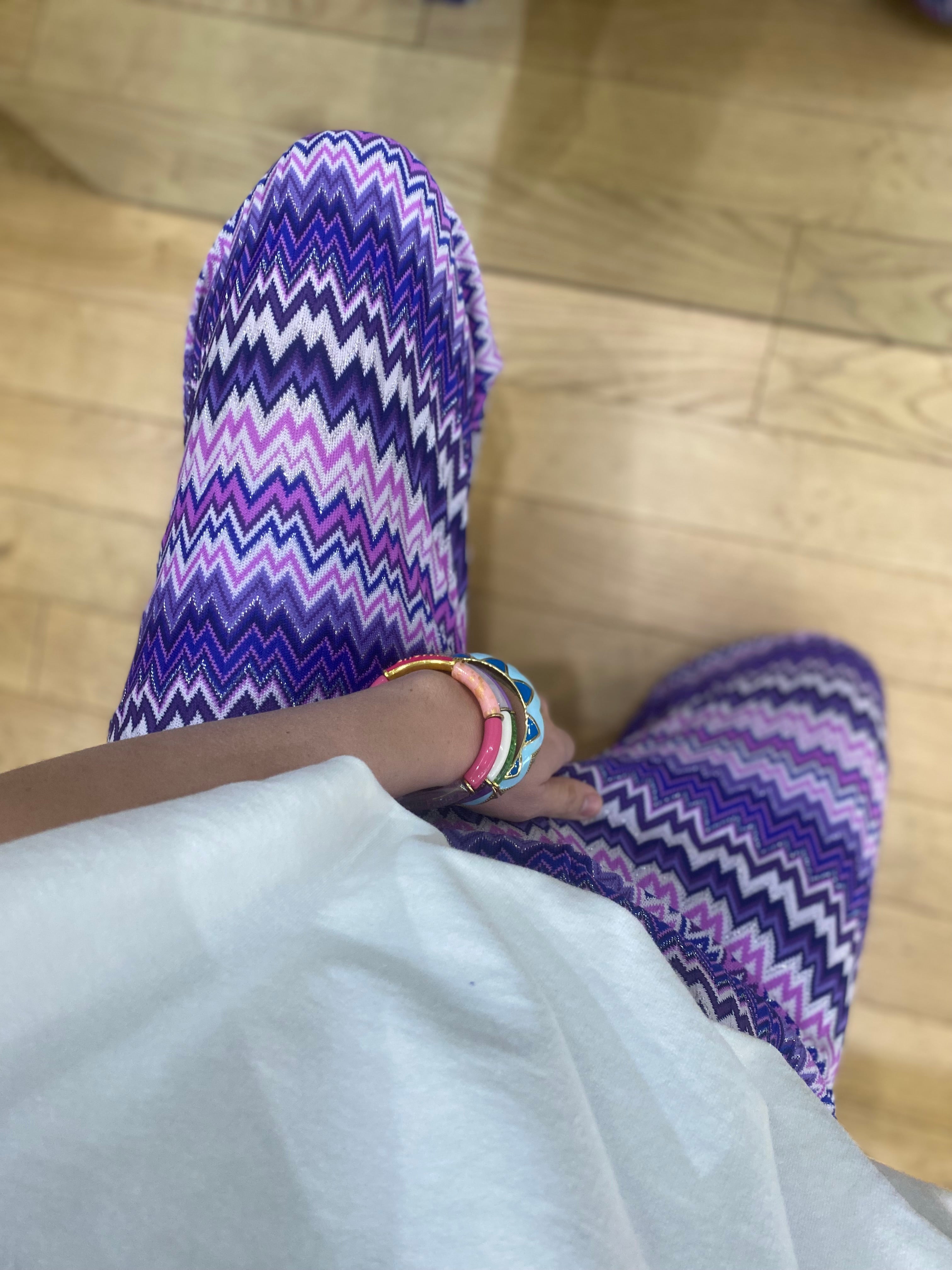 Pantalon « Sasha » violet