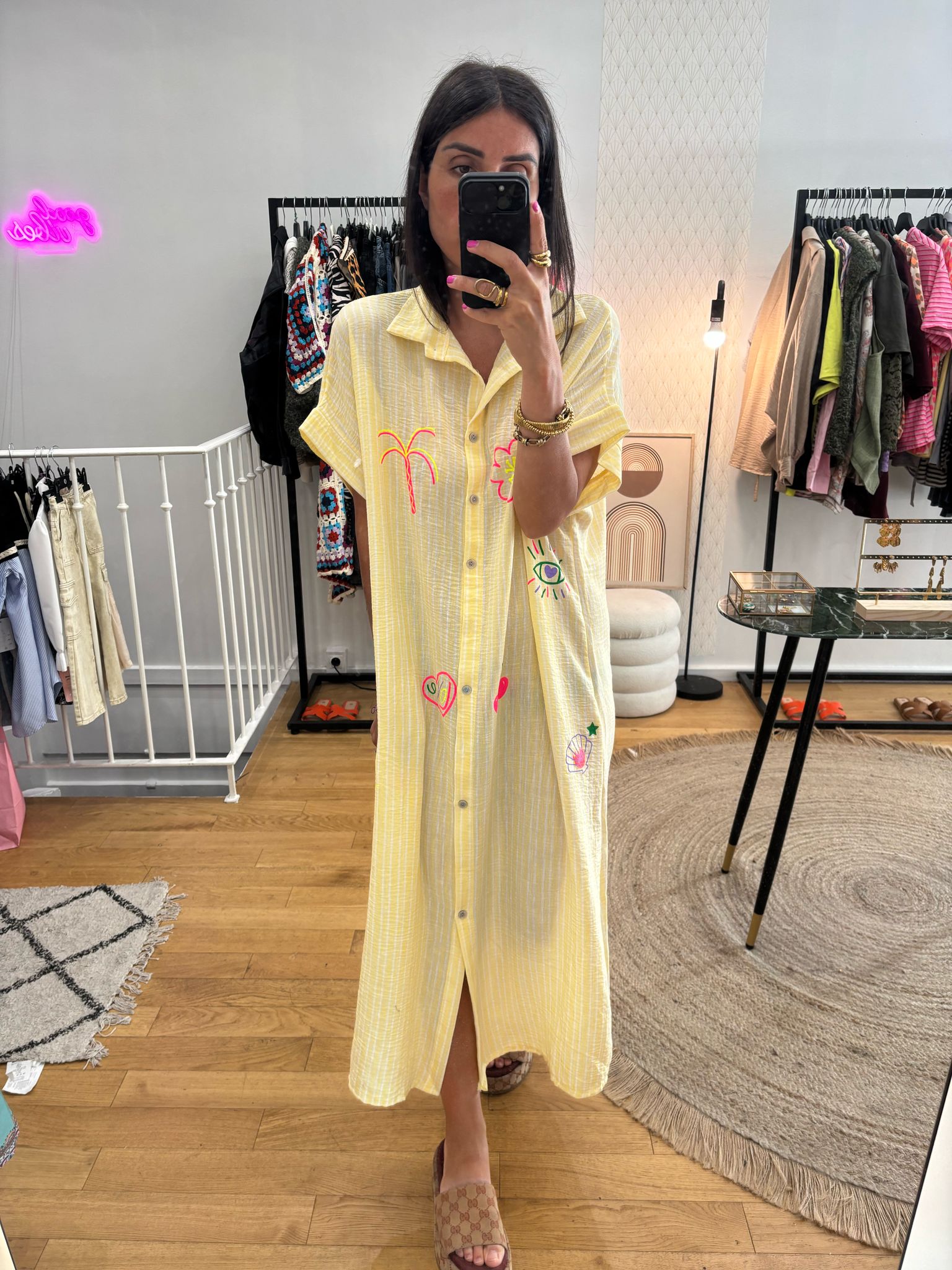 Robe « Lennie » jaune