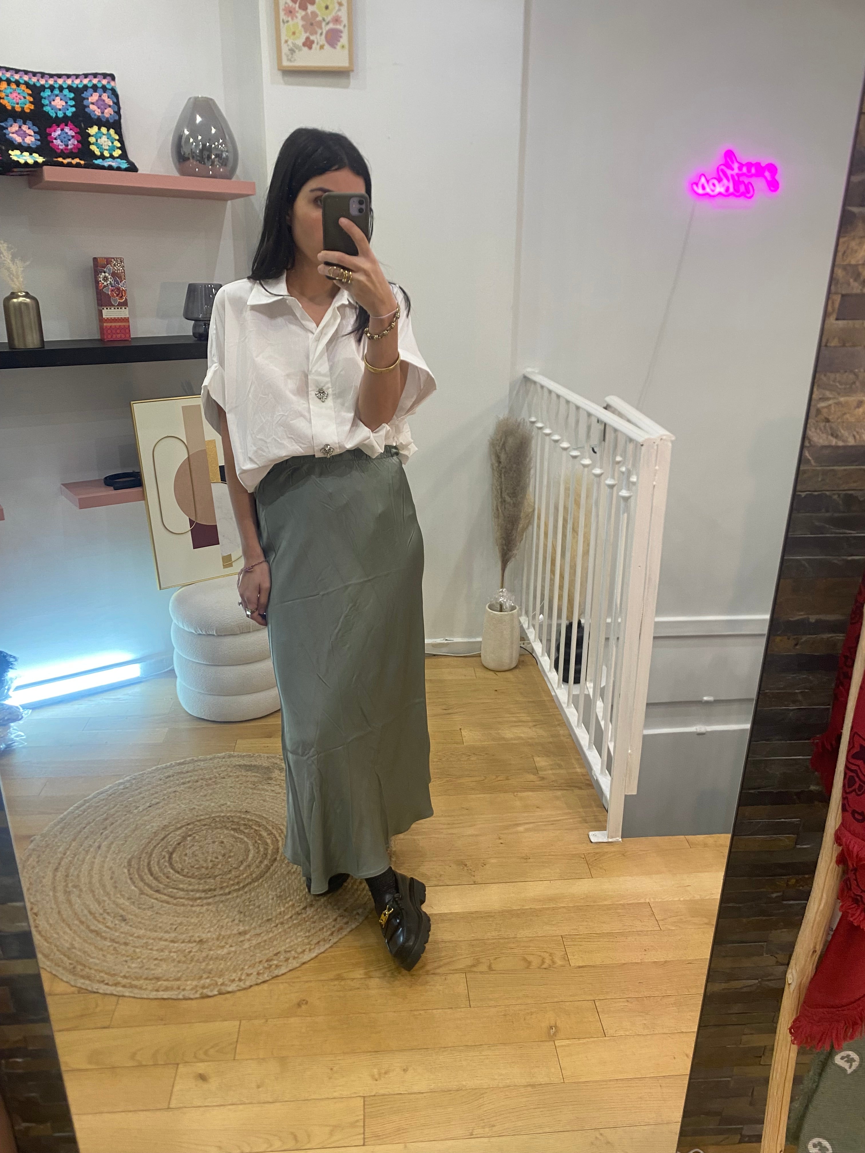 Jupe « Lili » kaki