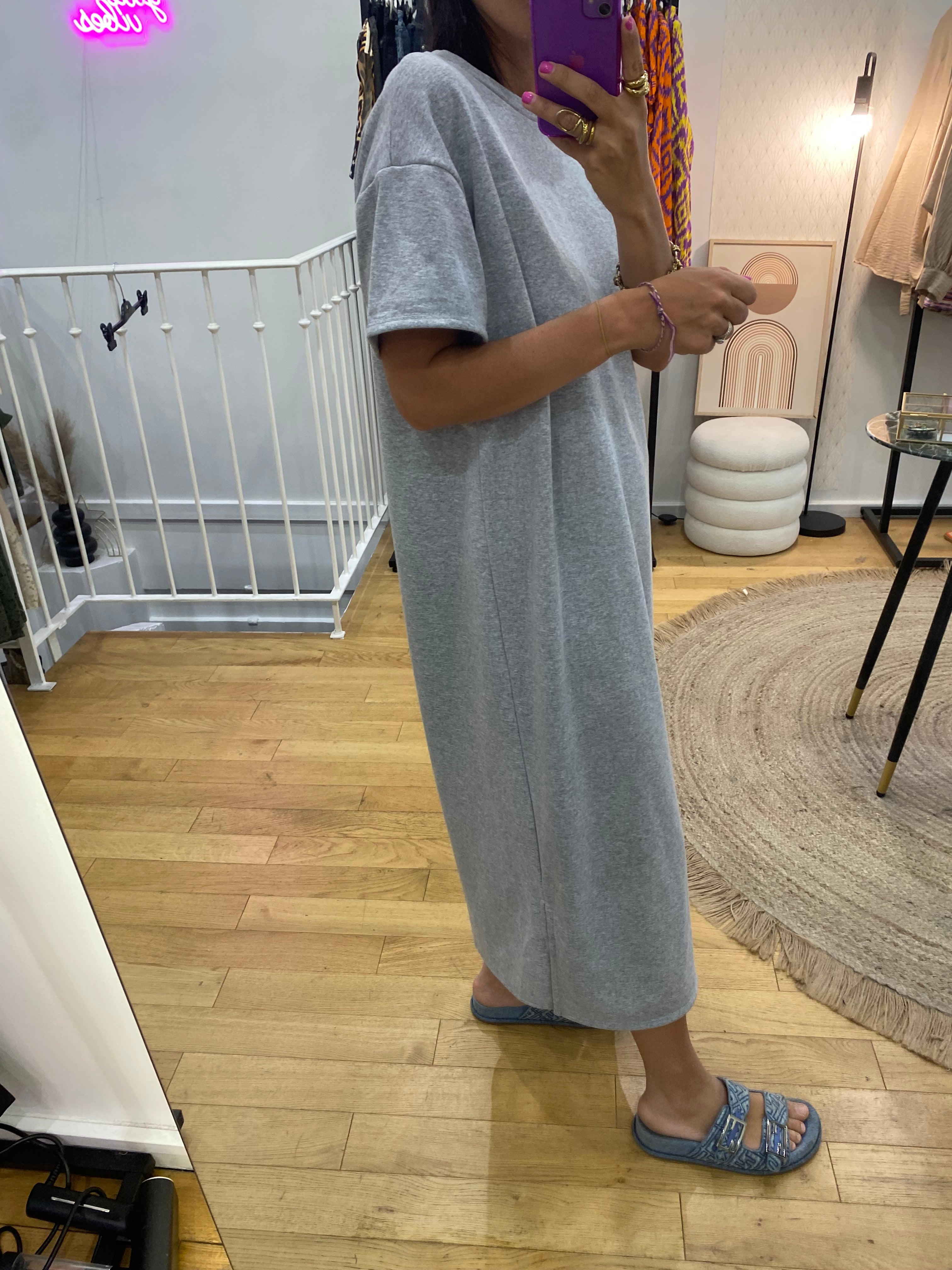 Robe « Chloé » grise