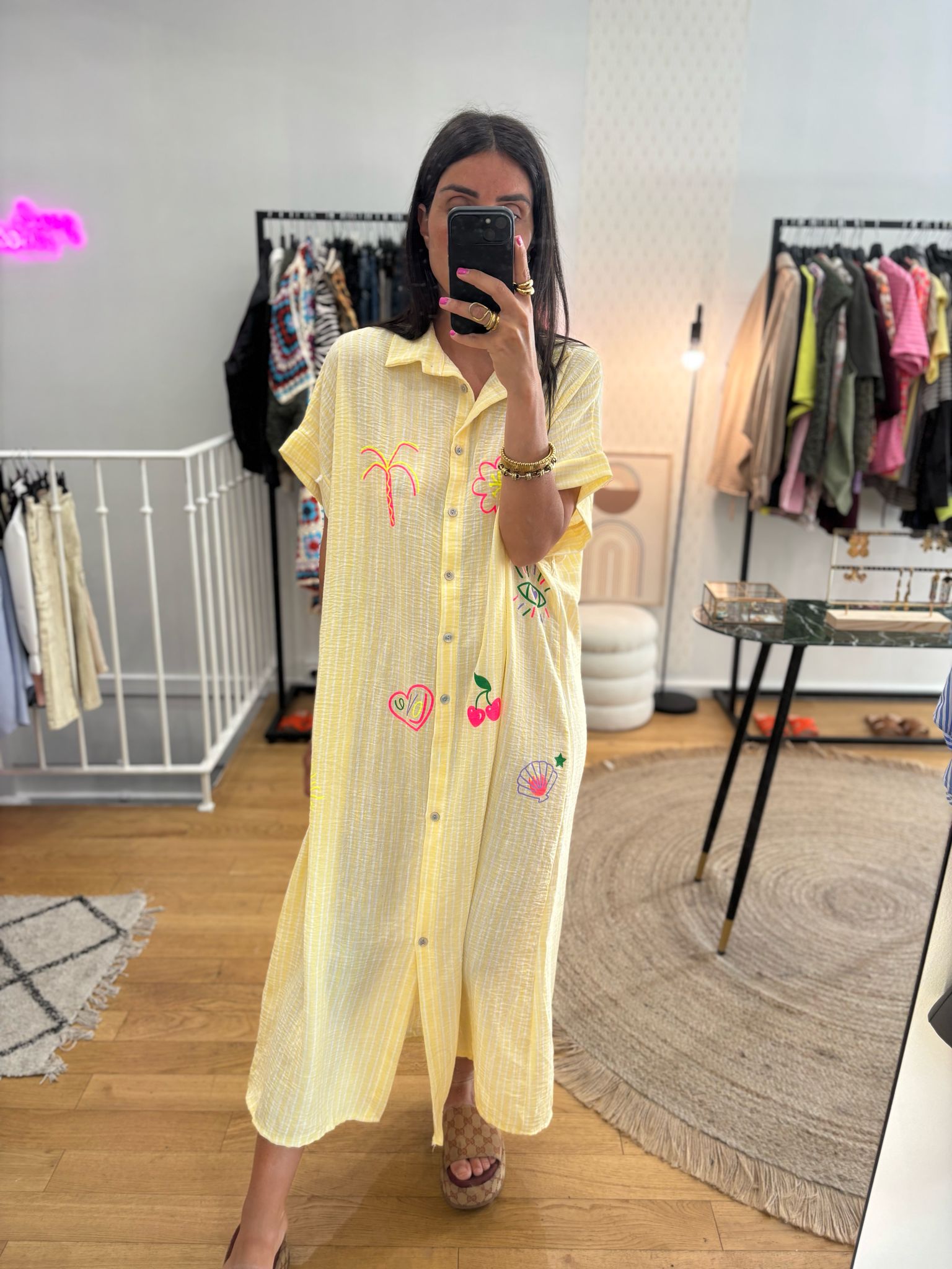 Robe « Lennie » jaune