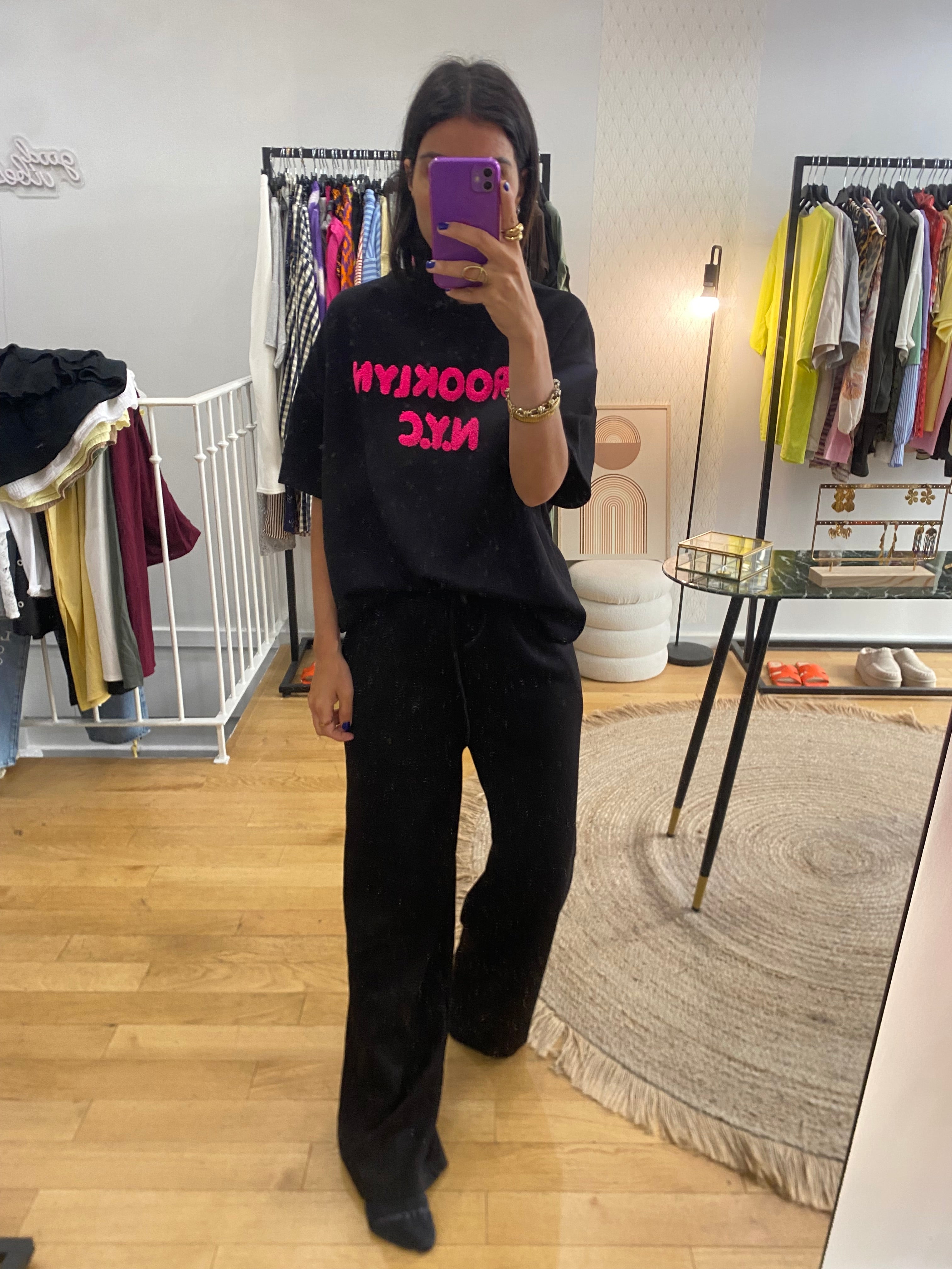 Ensemble pantalon « brooklyn » noir