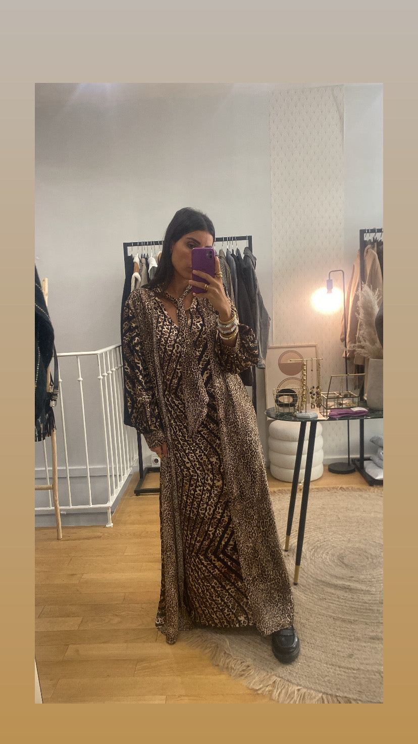Robe « Hanna » léopard