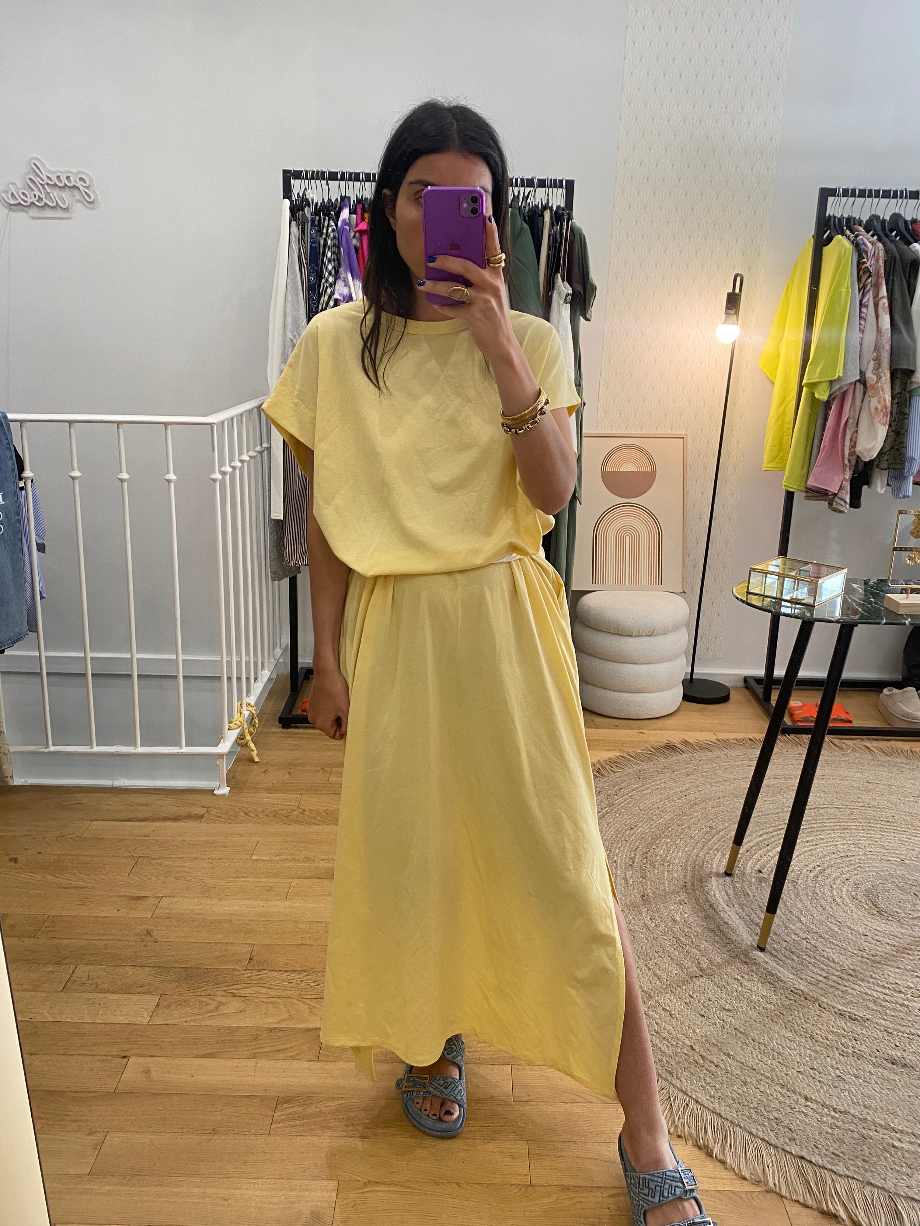 Robe « Ely » jaune