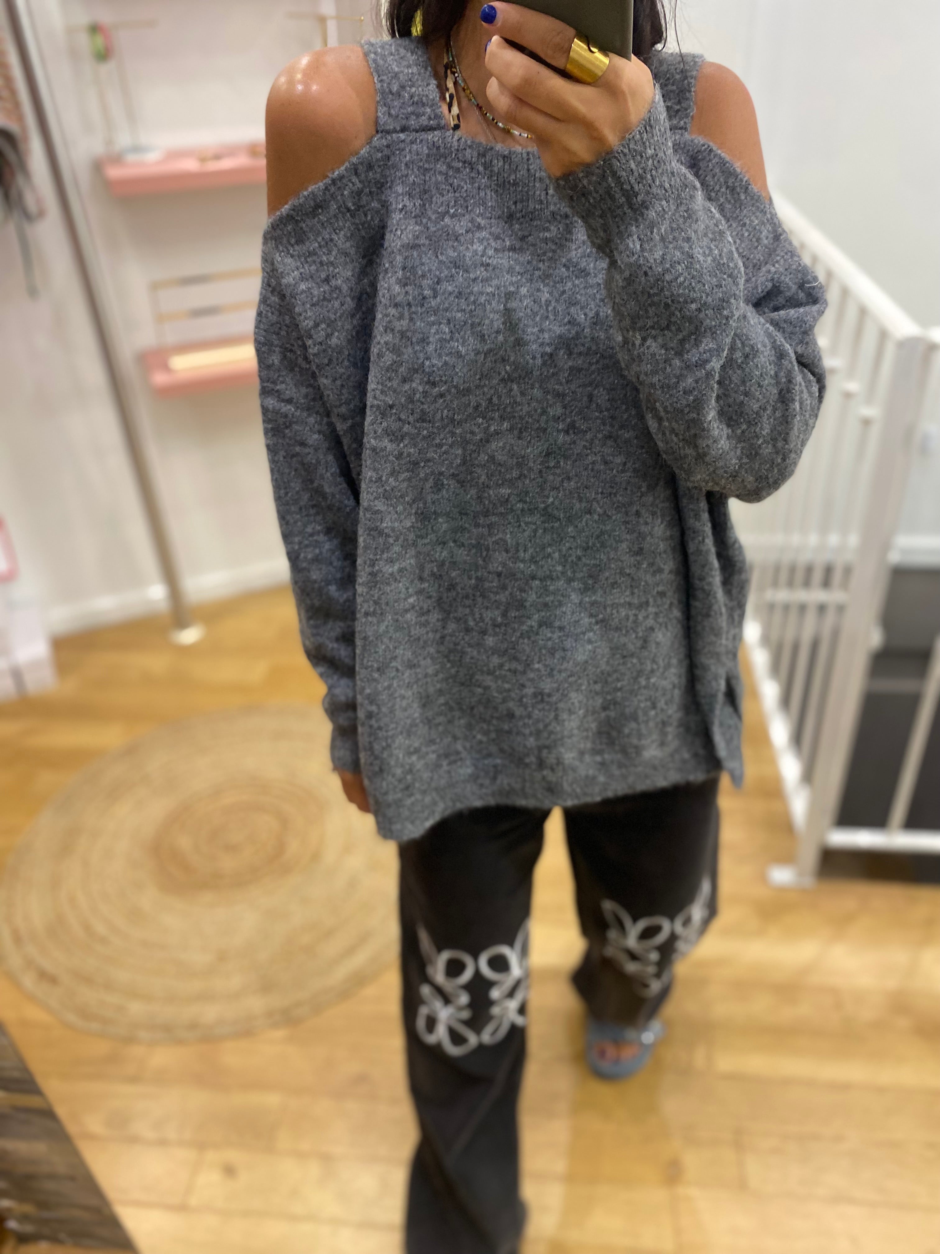 Pull « stacy » gris