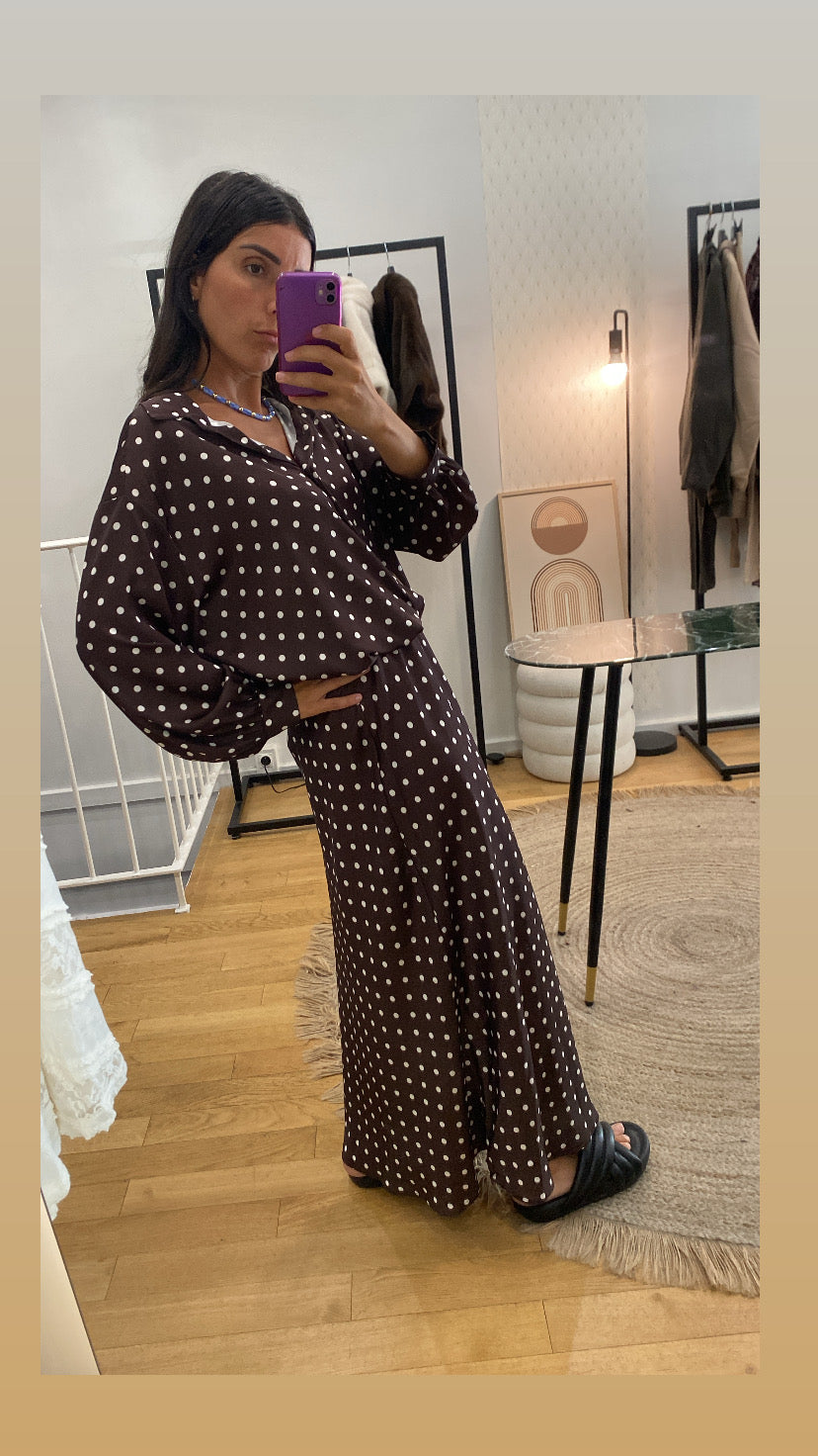 Jupe « charlie » marron