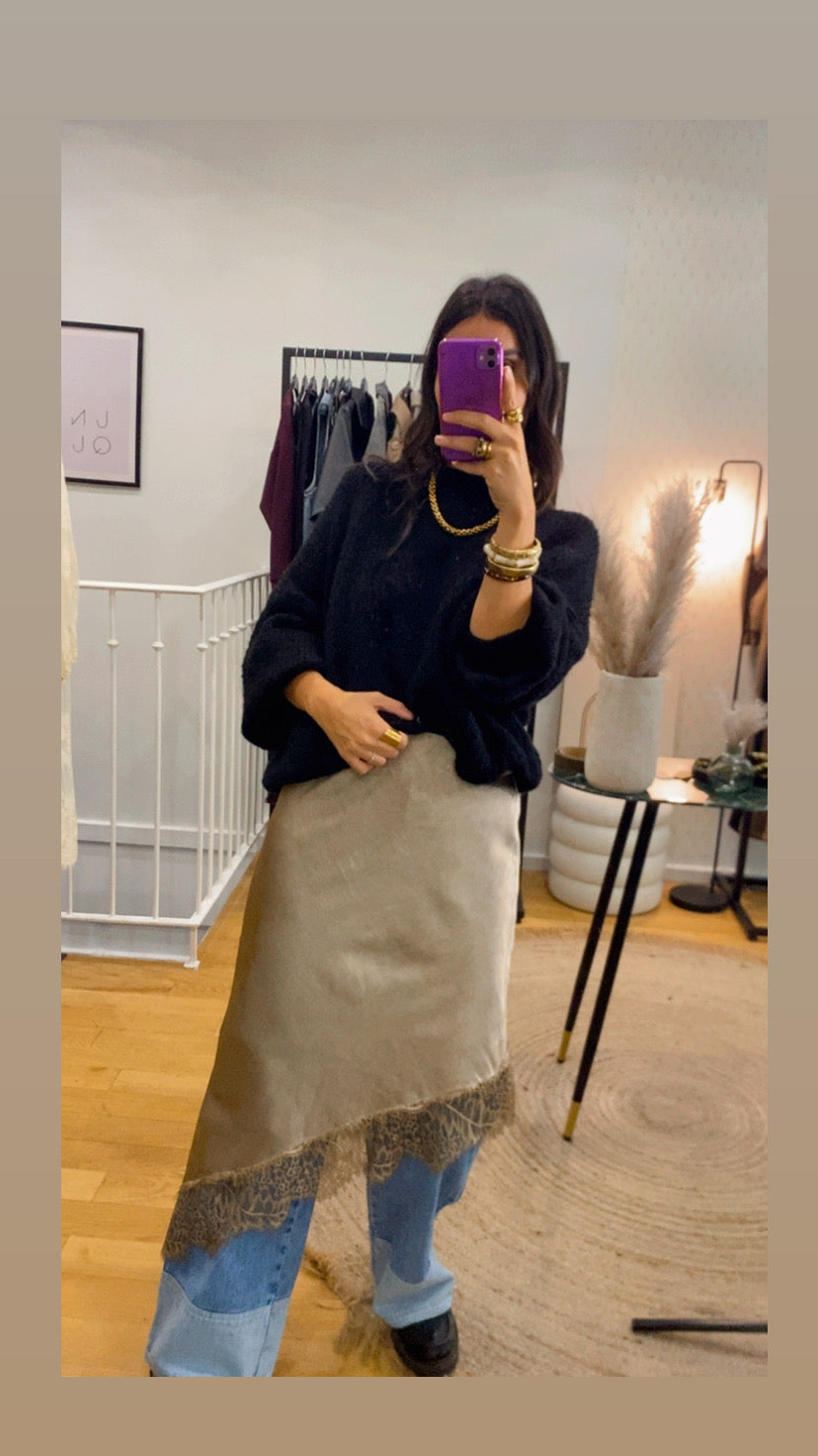 Jupe « Noya » camel