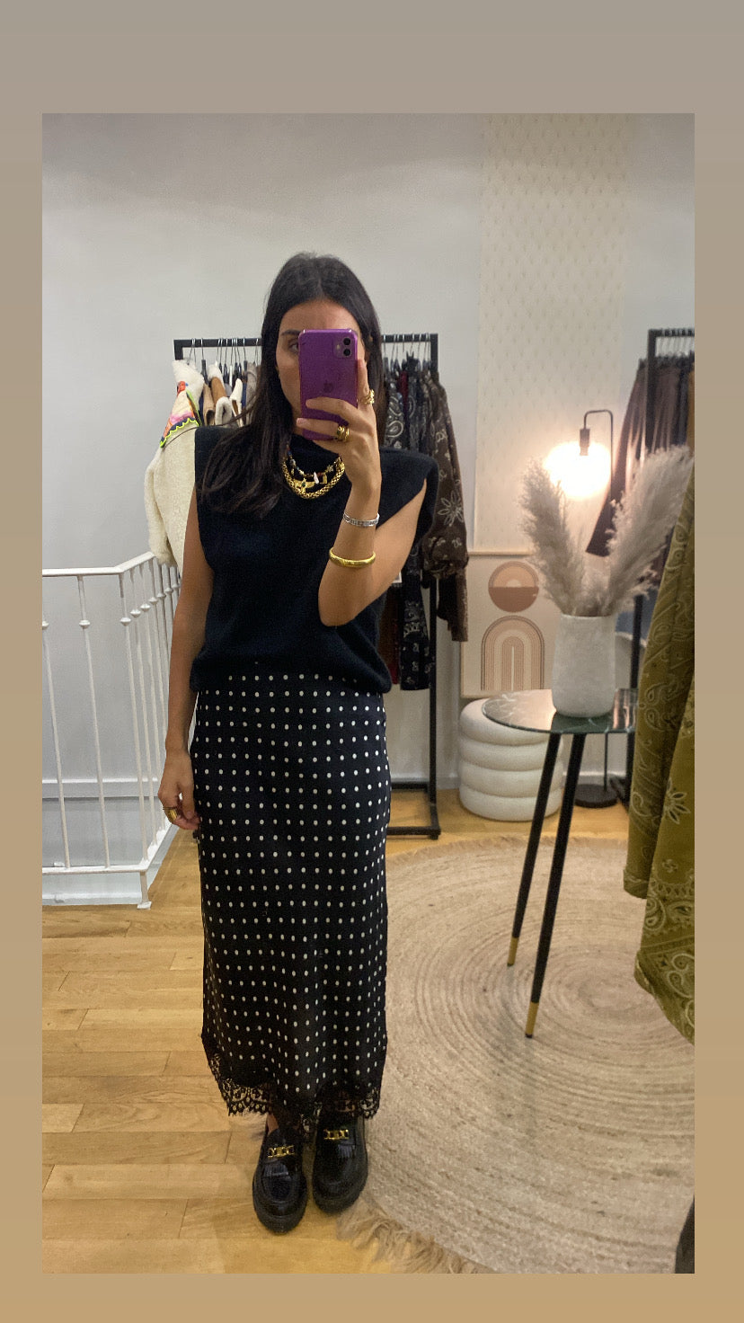 Jupe « Jade » noir