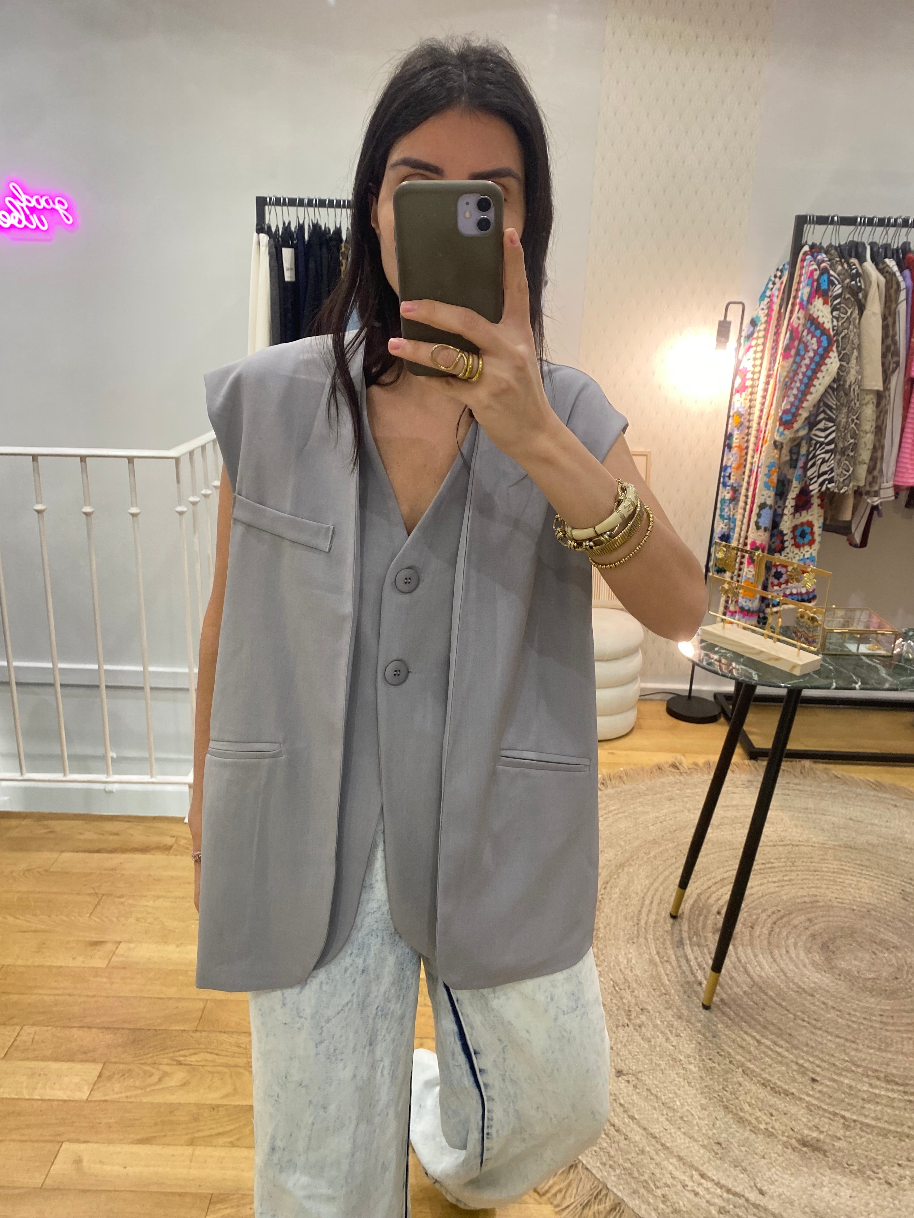 Veste « Liza » grise