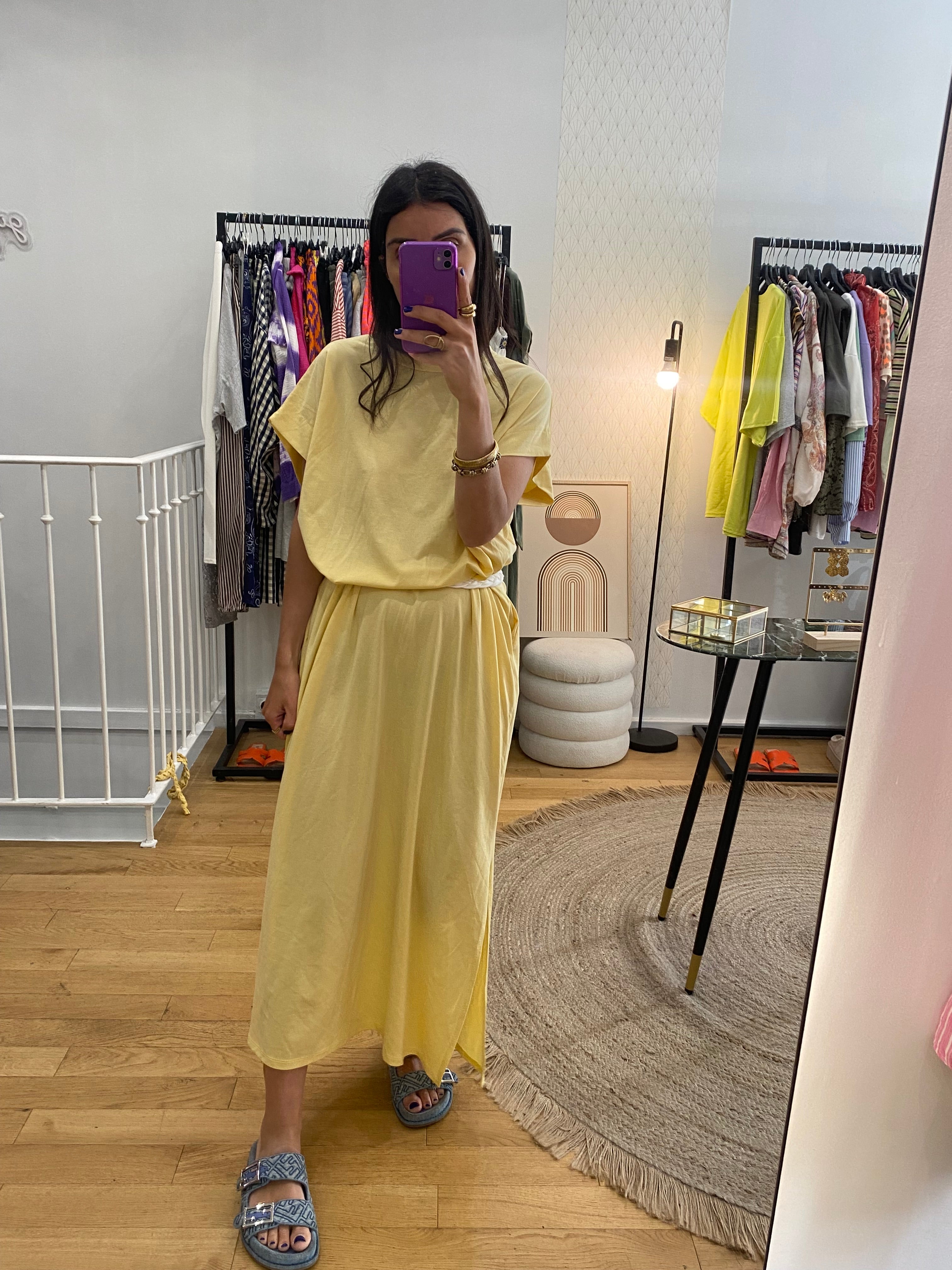 Robe « Ely » jaune