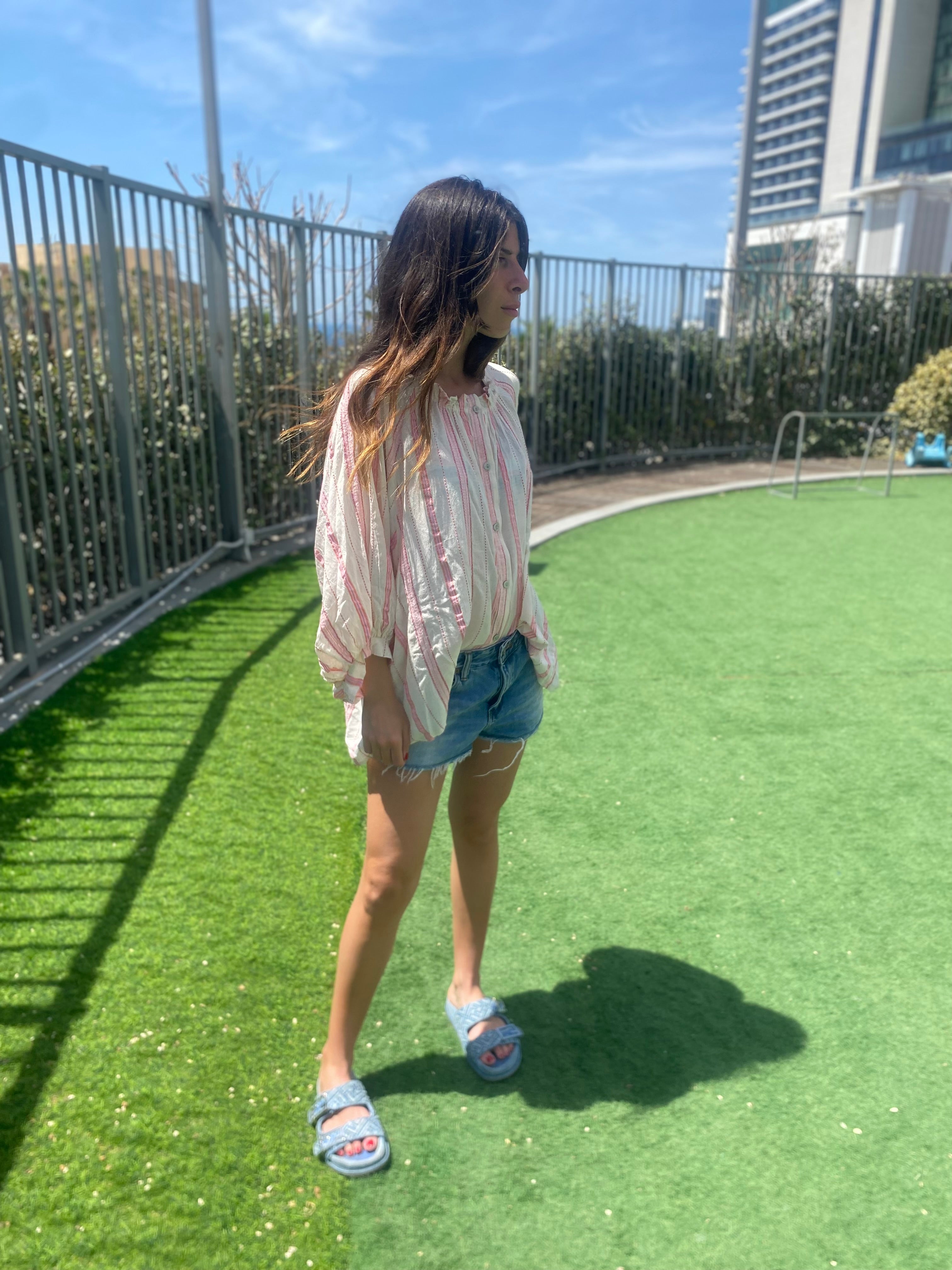 Chemise « jane » rose