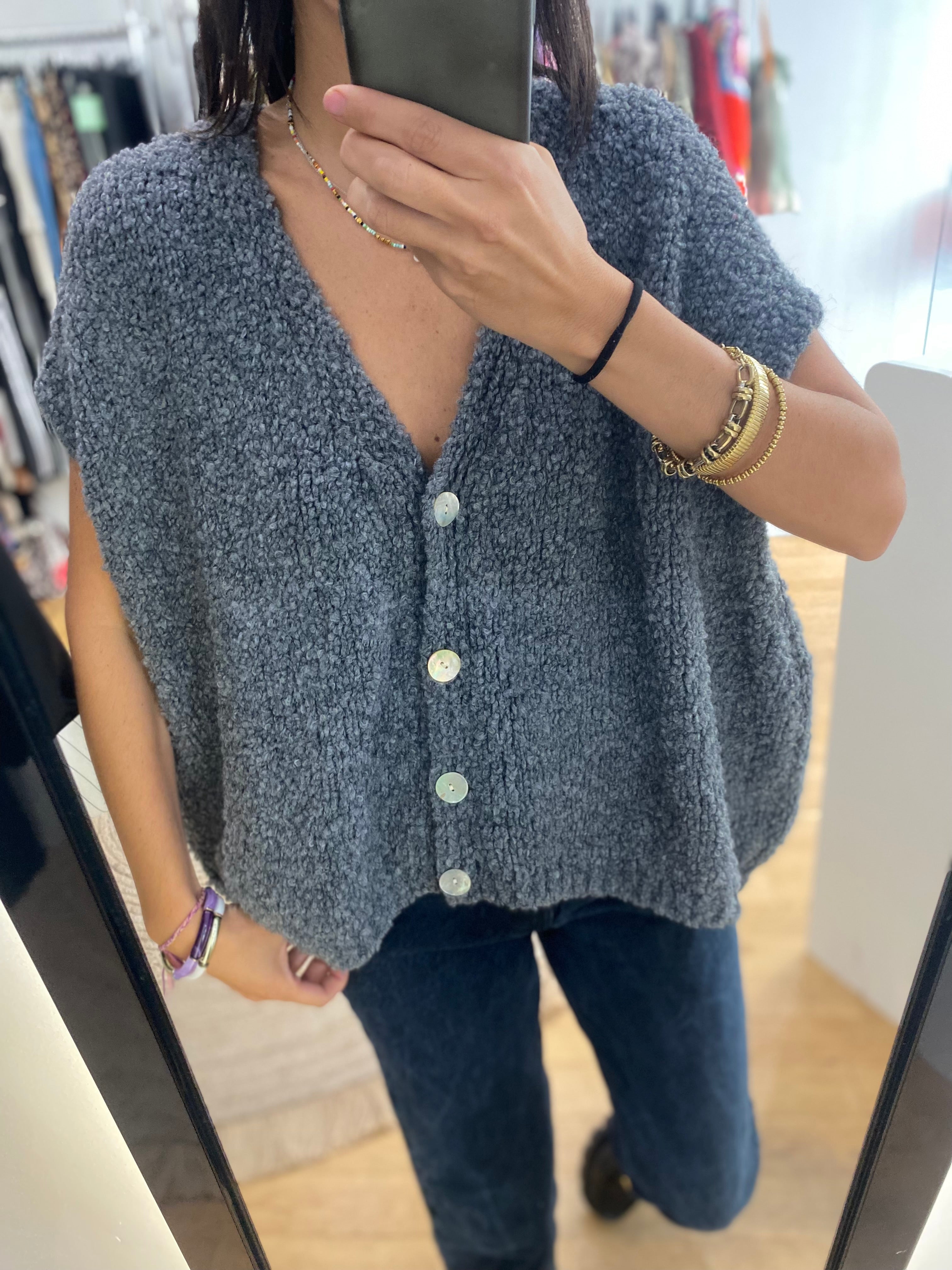 Gilet « yael » gris