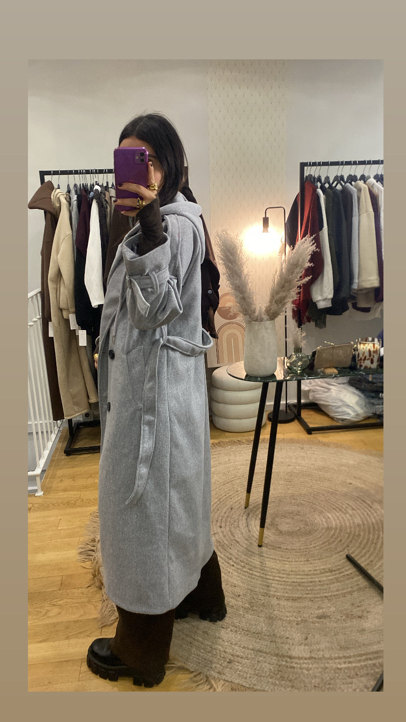 Manteau « Caro » gris
