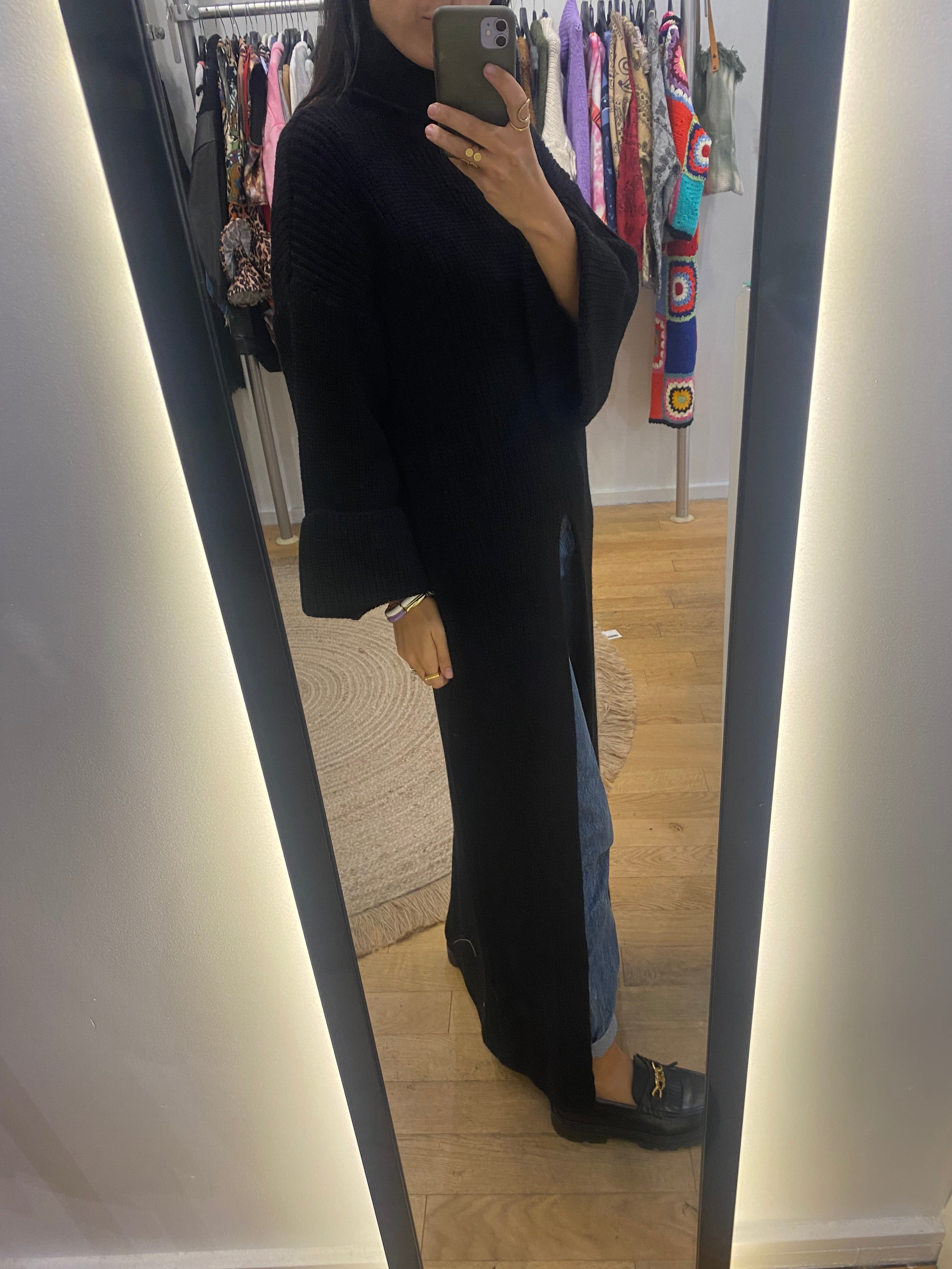 Robe pull « Louna » noir