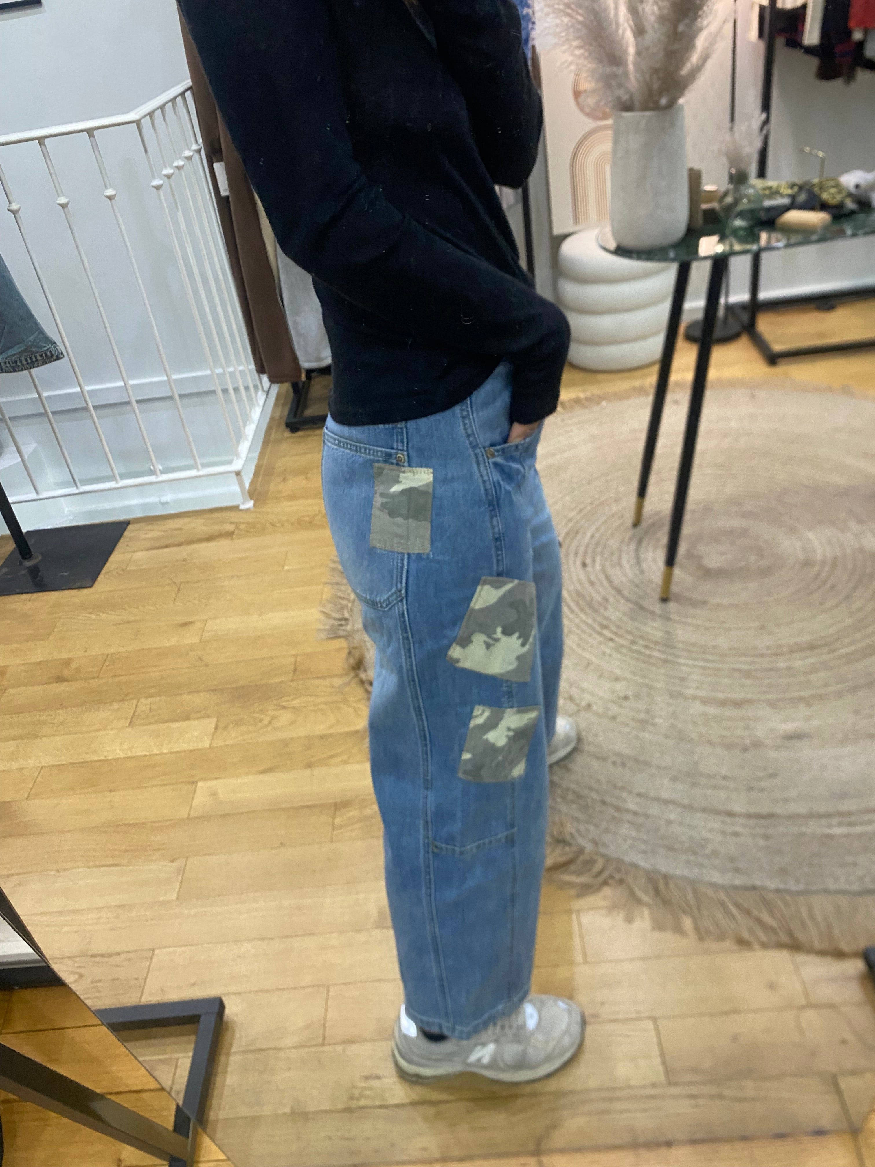 Jeans « Shauna » patchwork