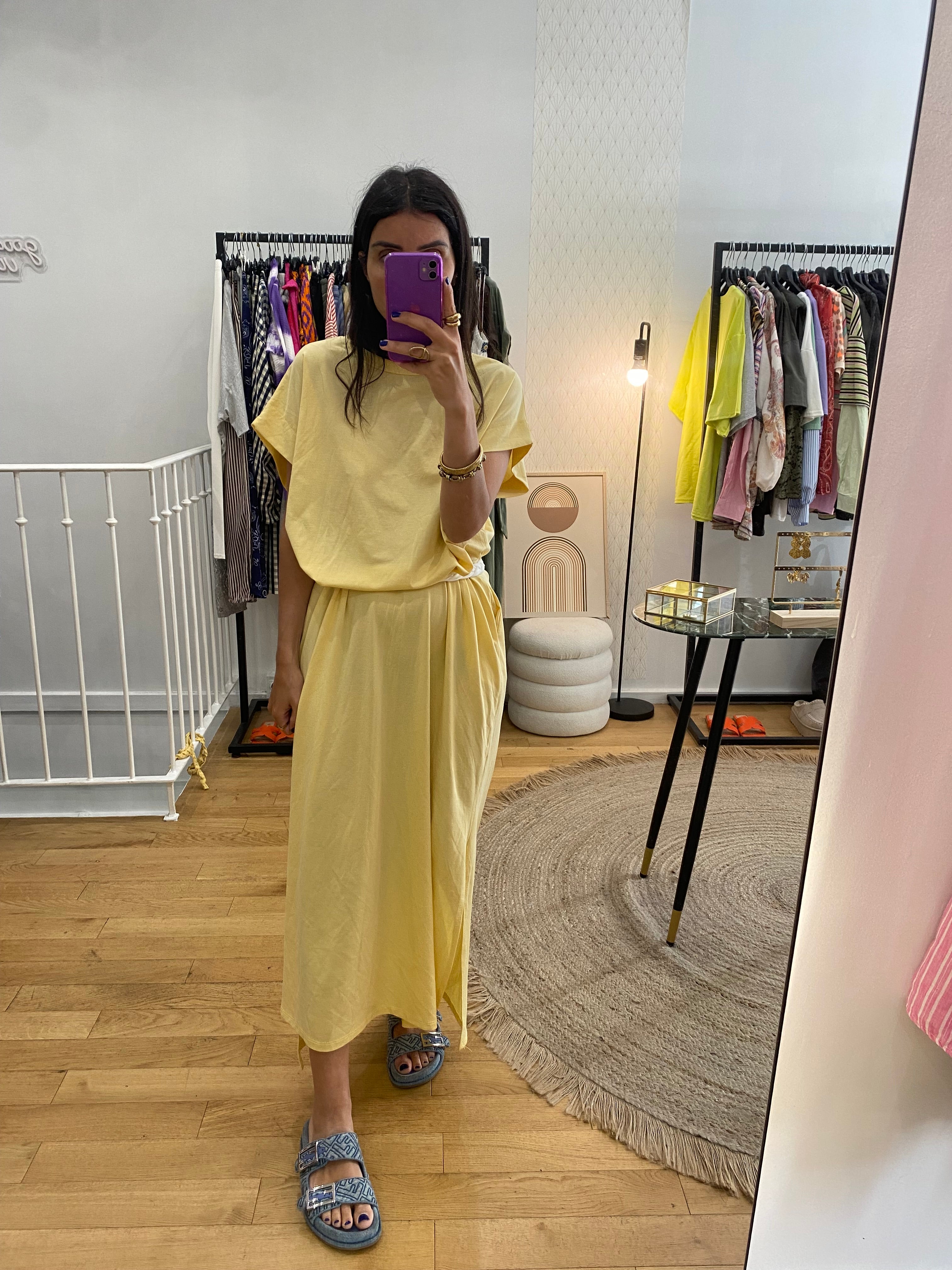 Robe « Ely » jaune