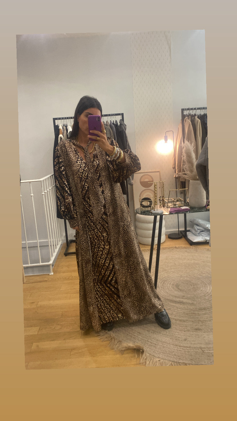 Robe « Hanna » léopard