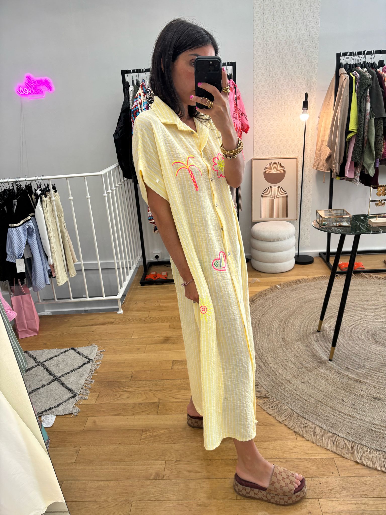 Robe « Lennie » jaune
