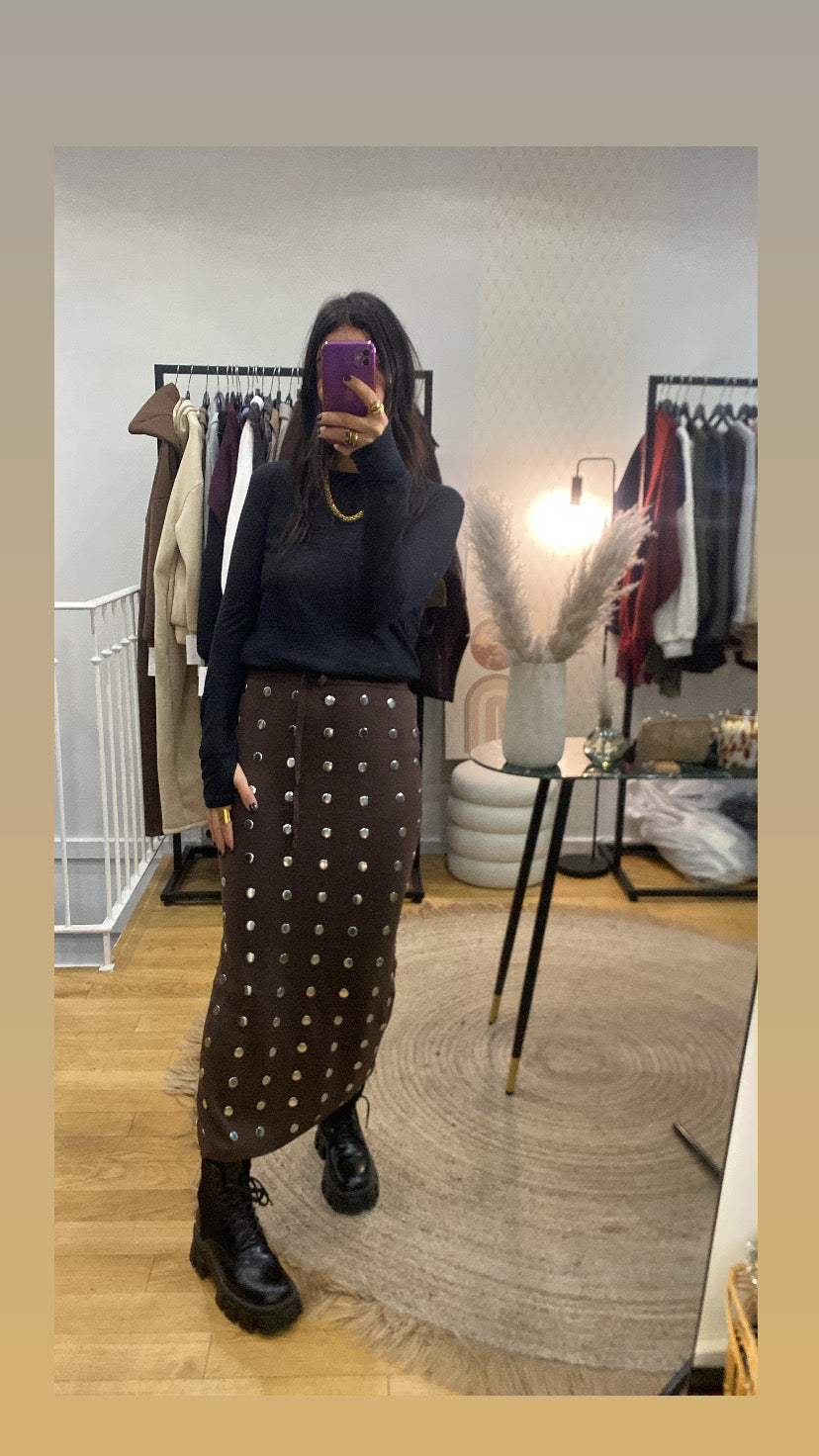 Jupe « Julie » marron