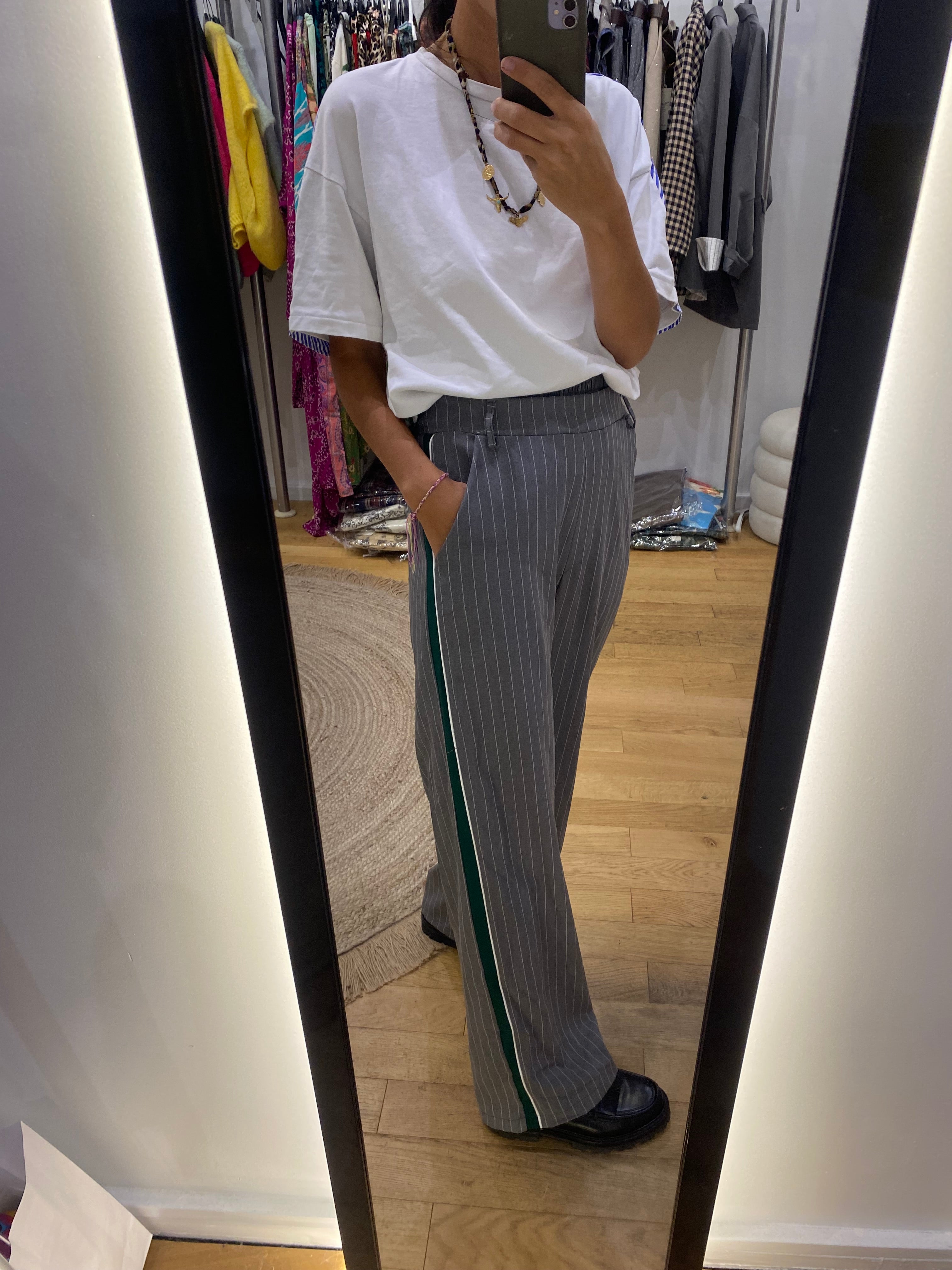 Pantalon « Agathe » gris