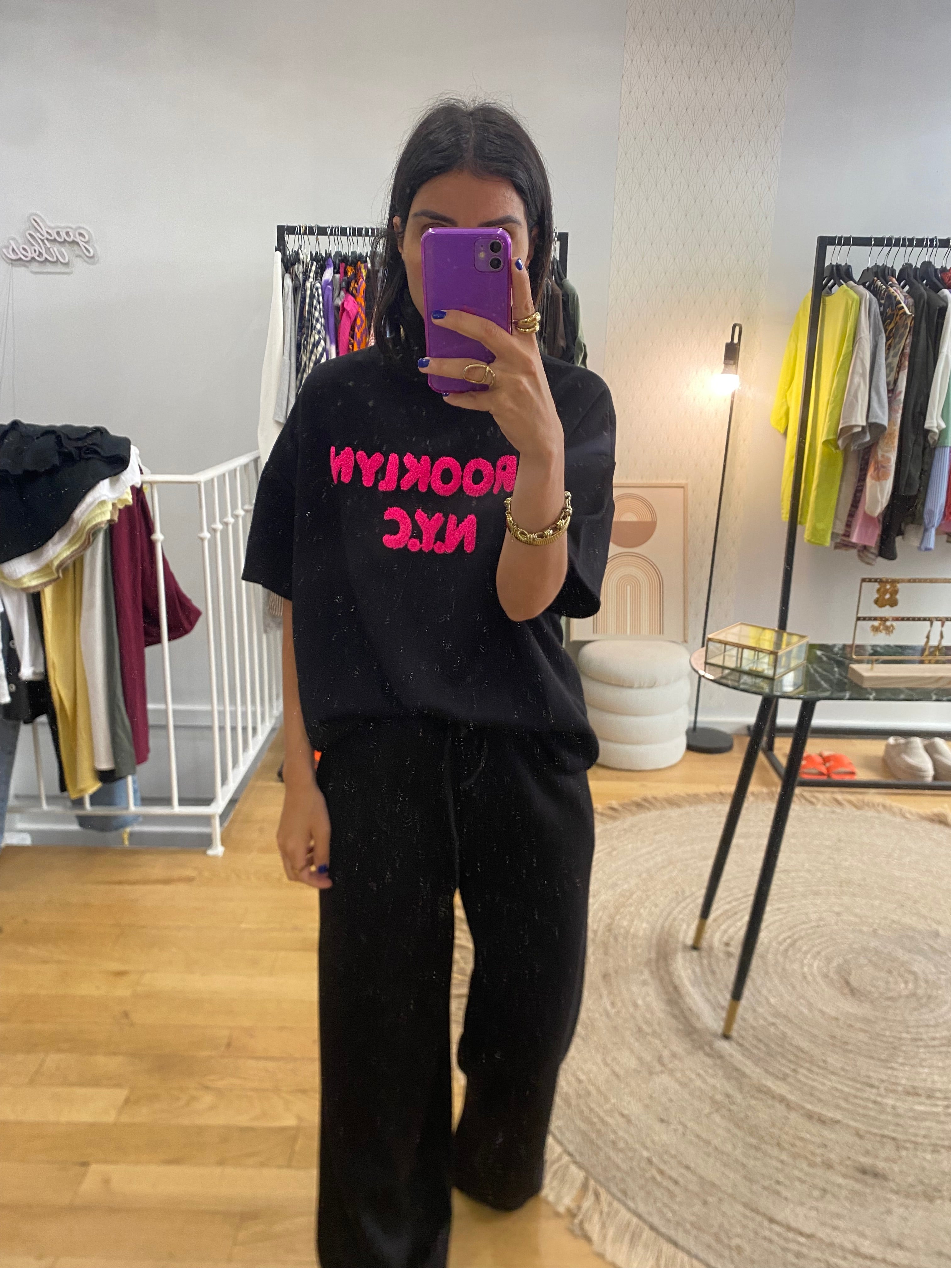 Ensemble pantalon « brooklyn » noir