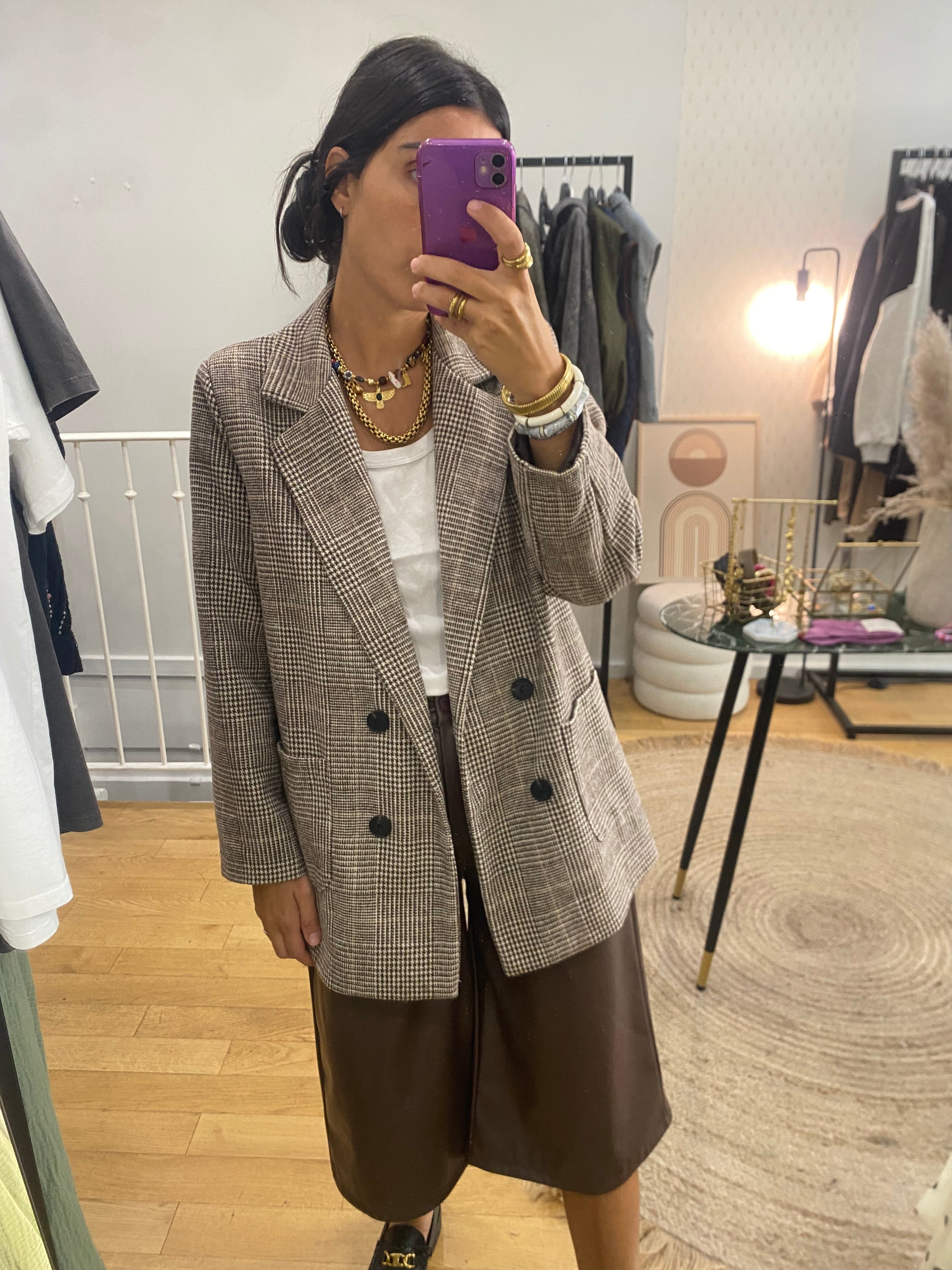 Bermuda « Abi » marron