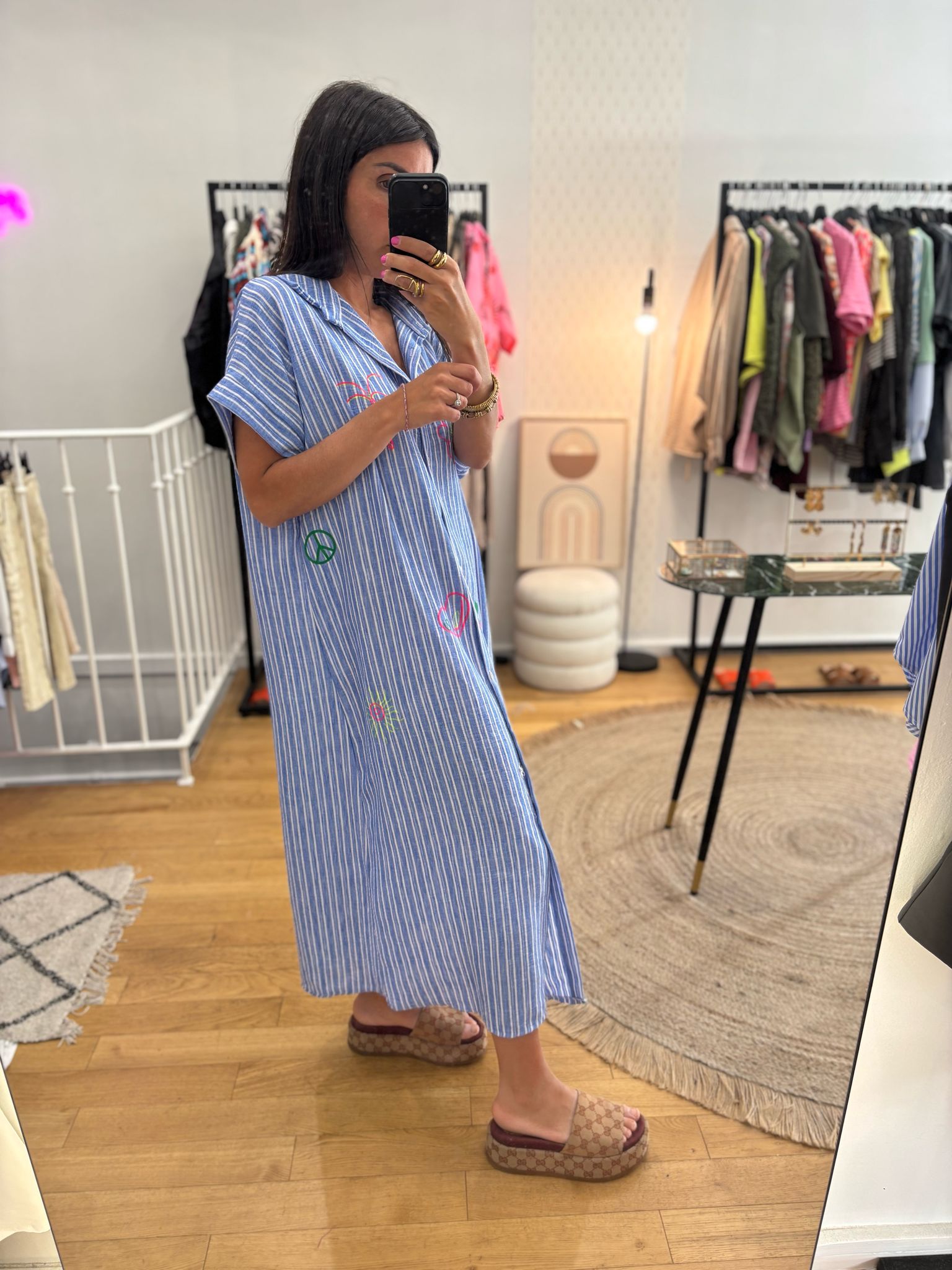 Robe « Lennie » bleu
