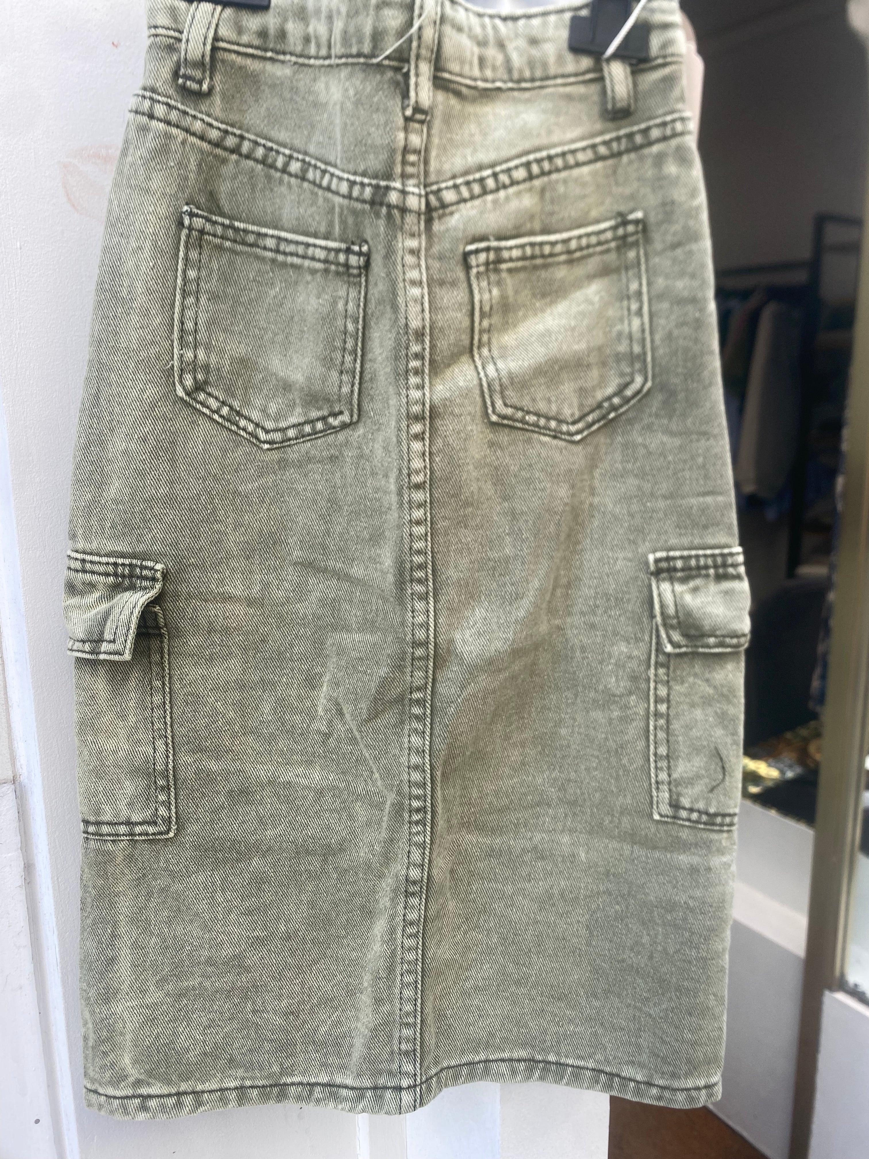 Jupe cargo « Jana » kaki