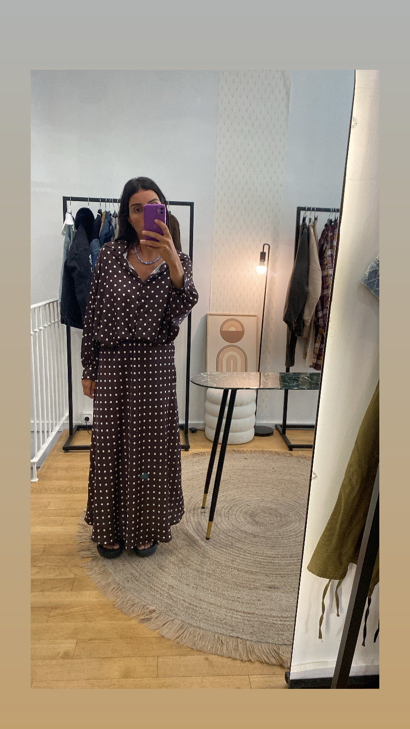 Jupe « charlie » marron