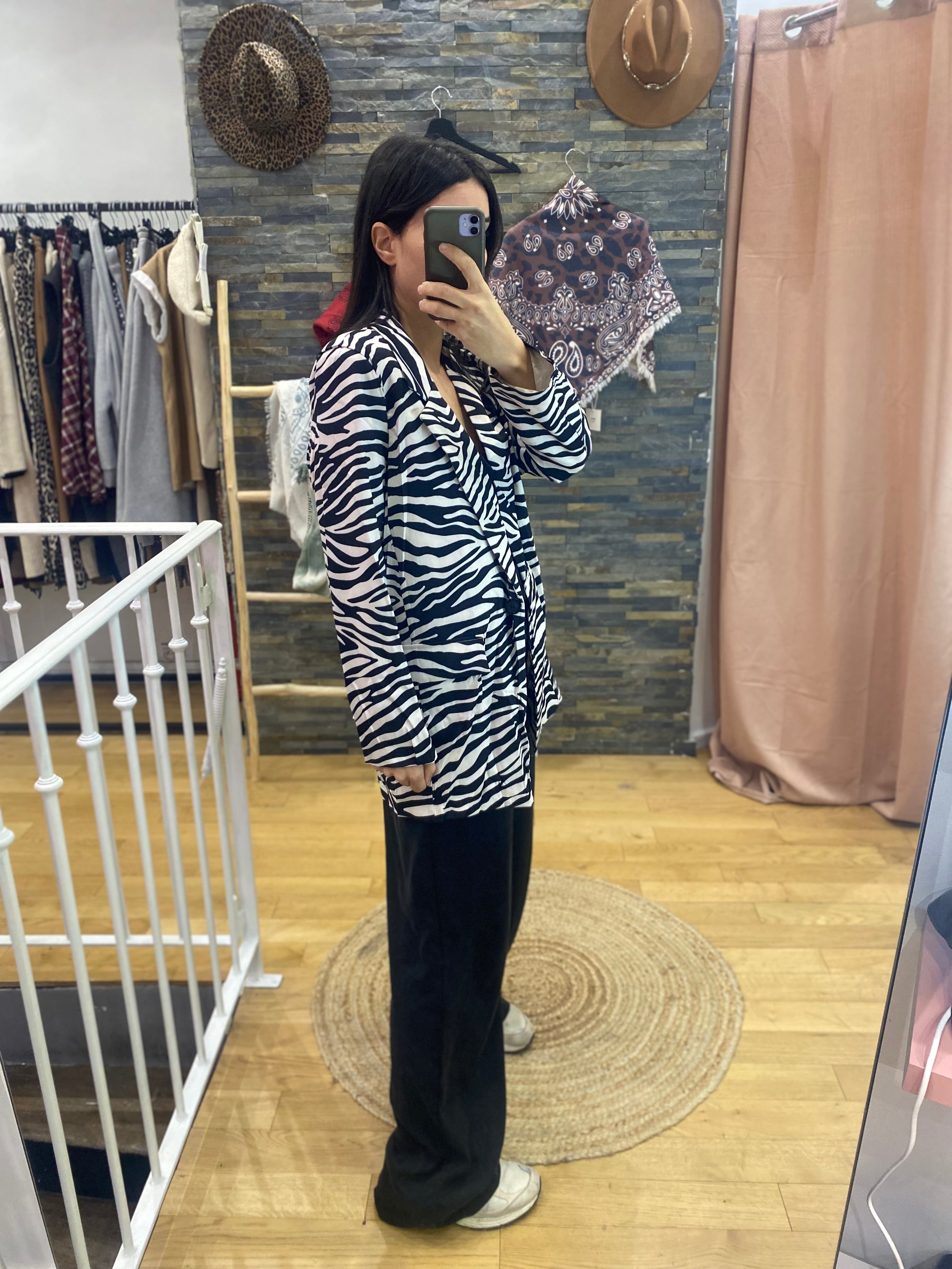 Veste « Lou » zèbre