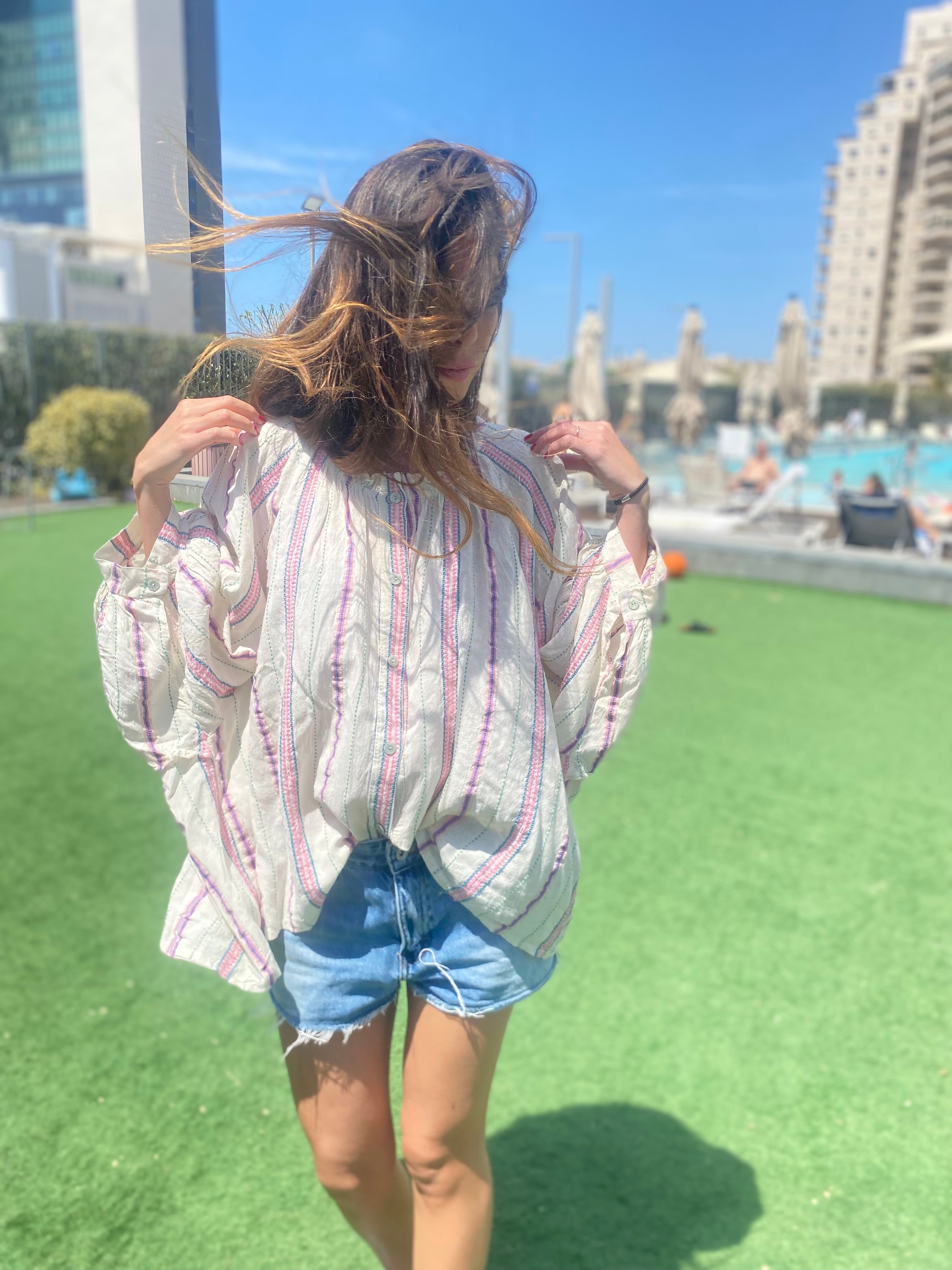 Chemise « Jane » violet