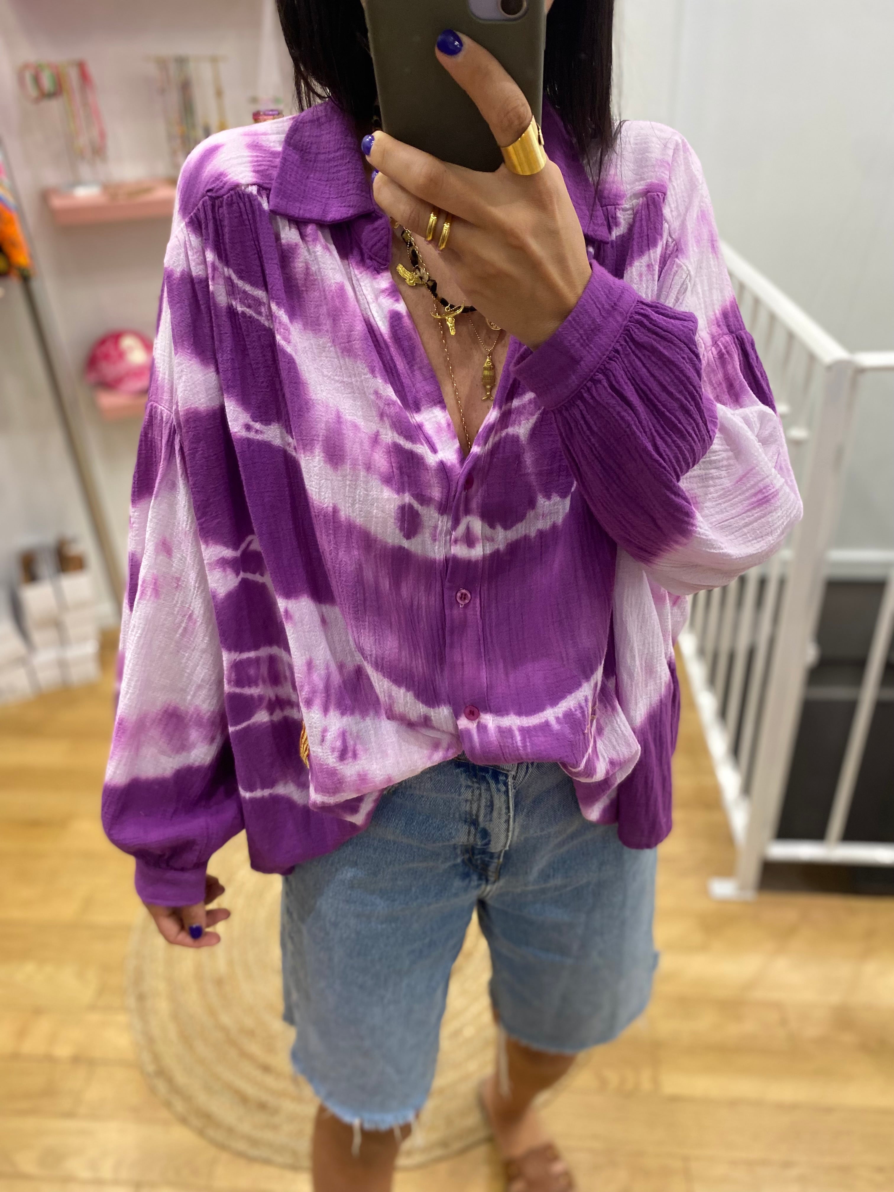 Chemise « shauna » violet