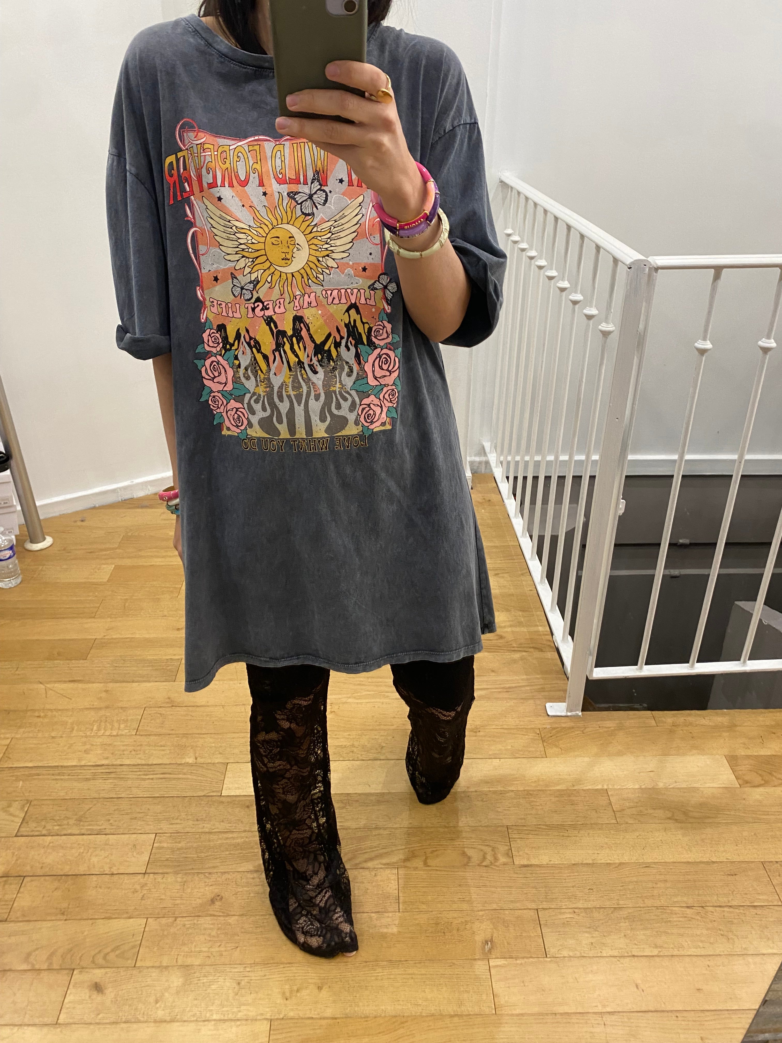 Robe / t-shirt long  « sun »