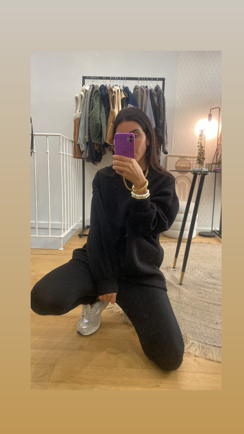 Ensemble legging « Cindy » noir