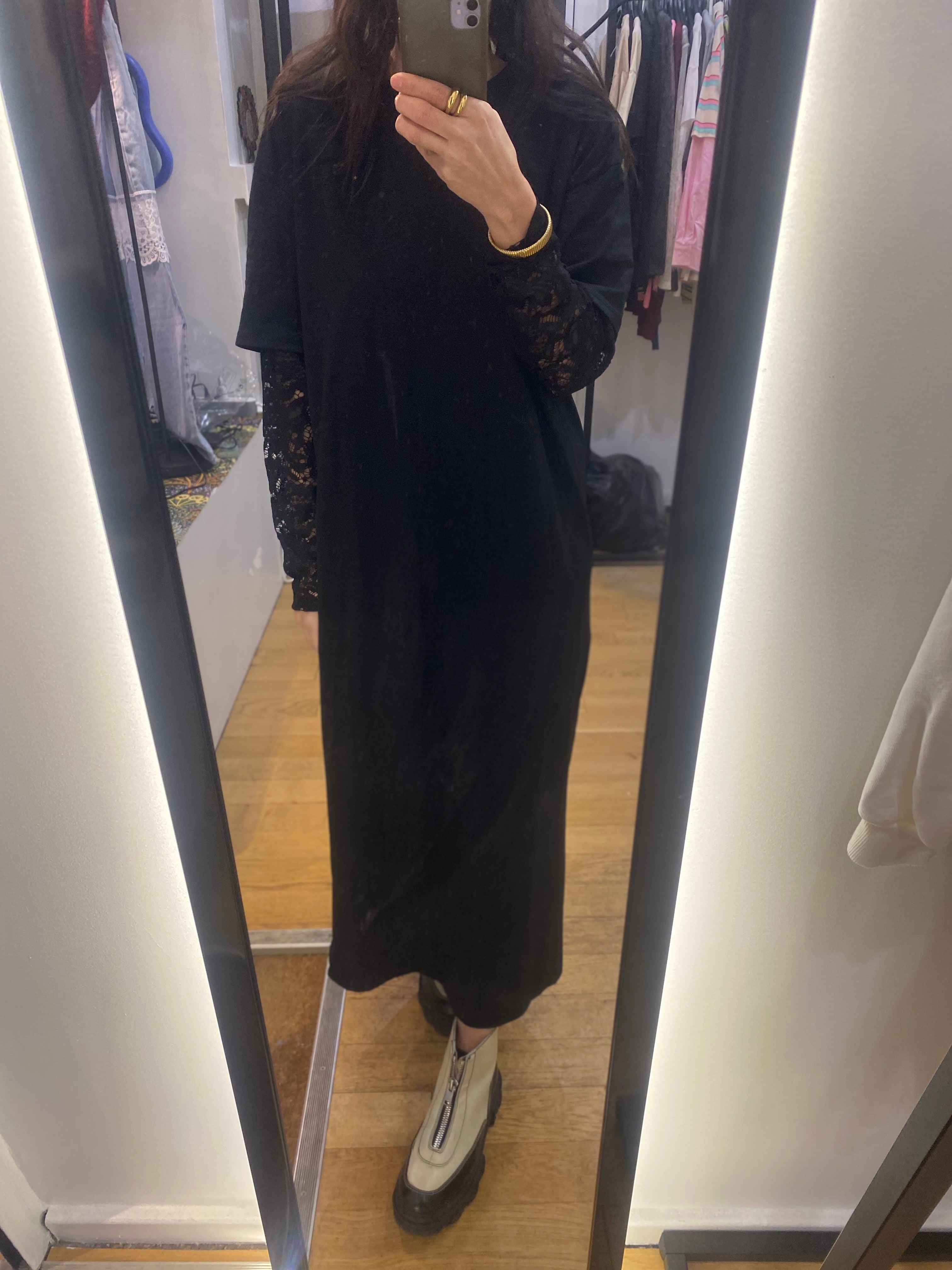 Robe « djulia » dentelle noir