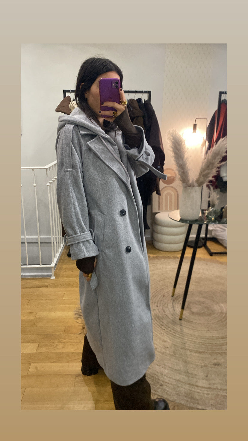 Manteau « Caro » gris