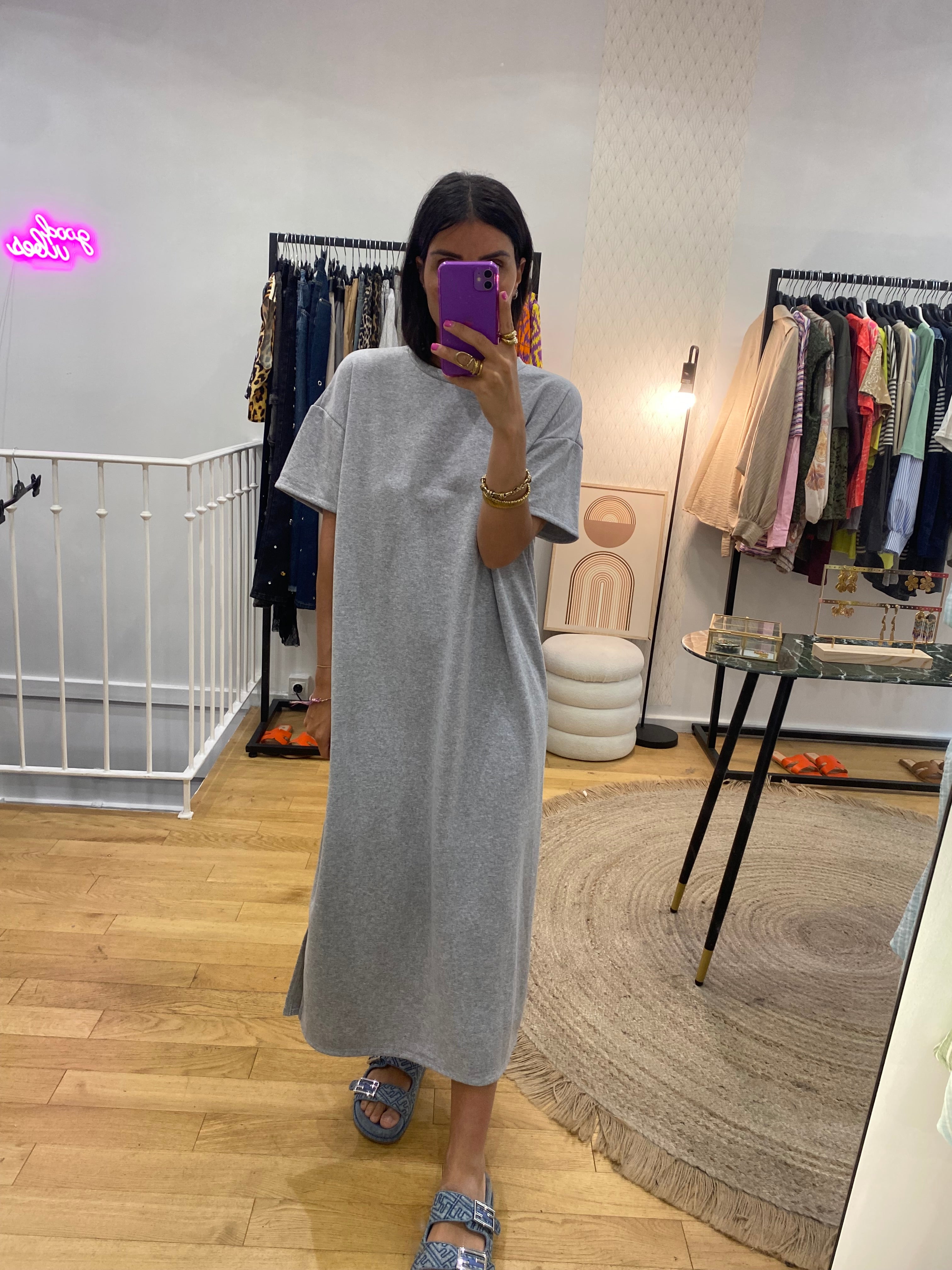 Robe « Chloé » grise