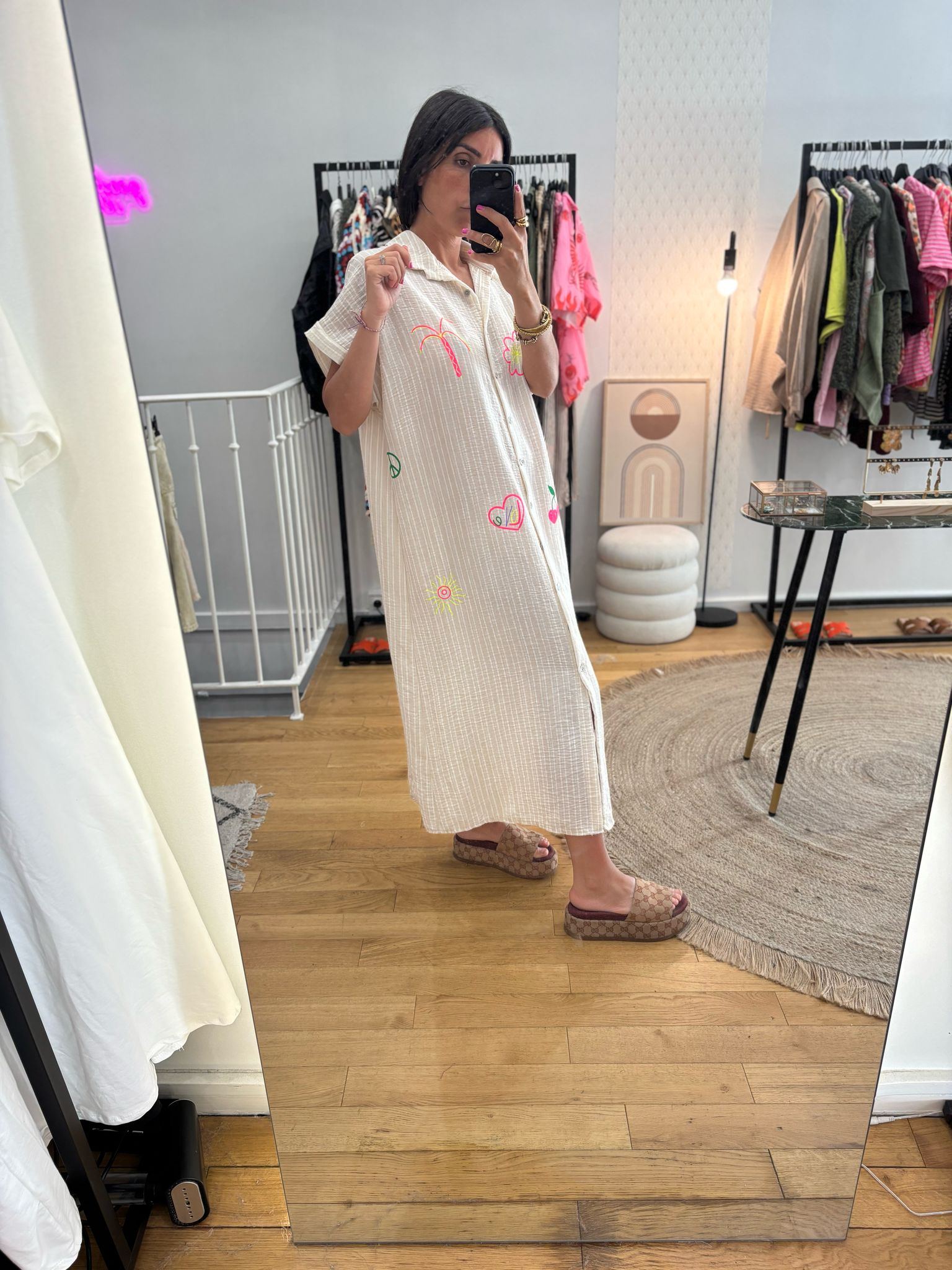 Robe « Lennie » beige