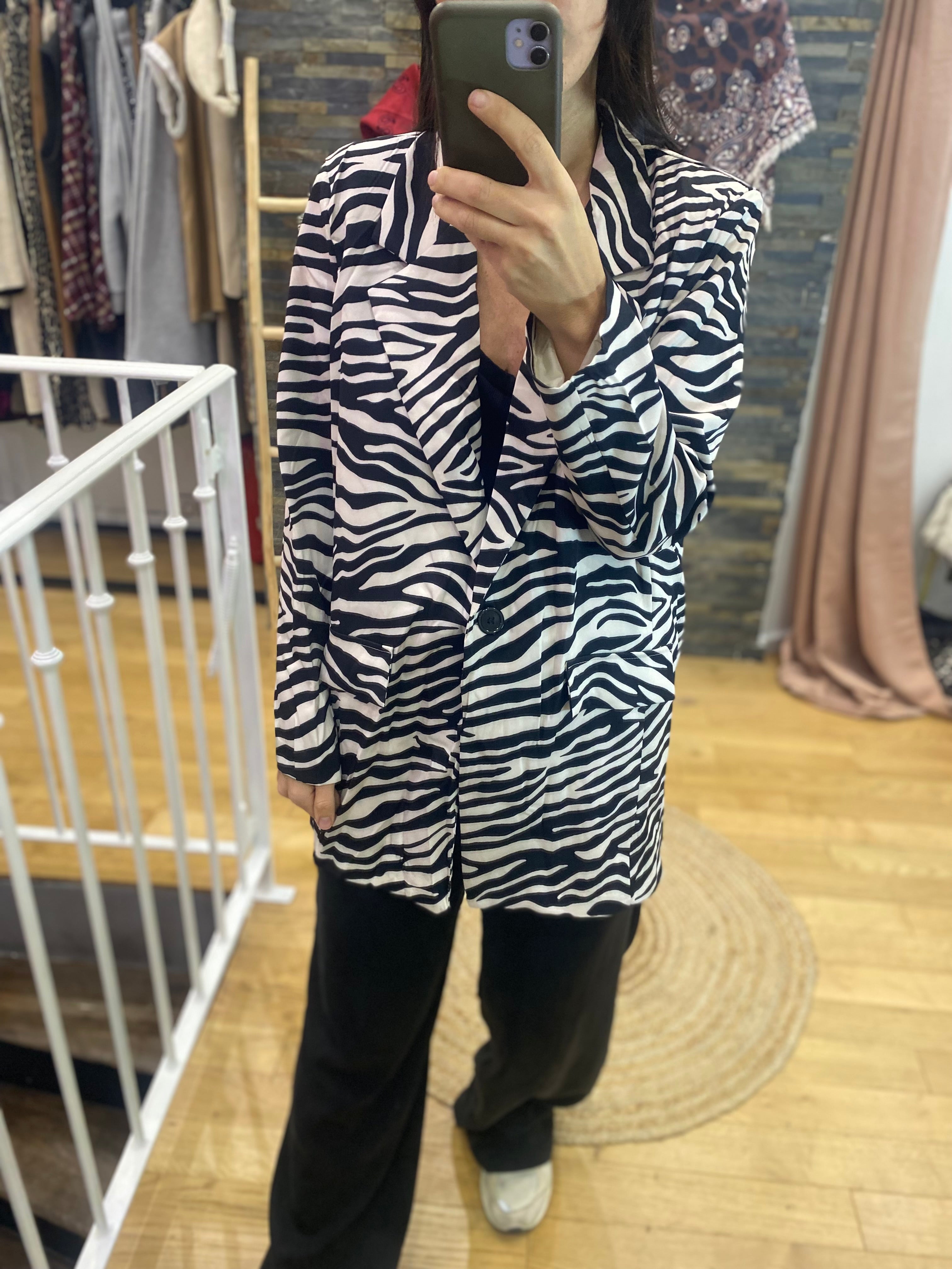 Veste « Lou » zèbre
