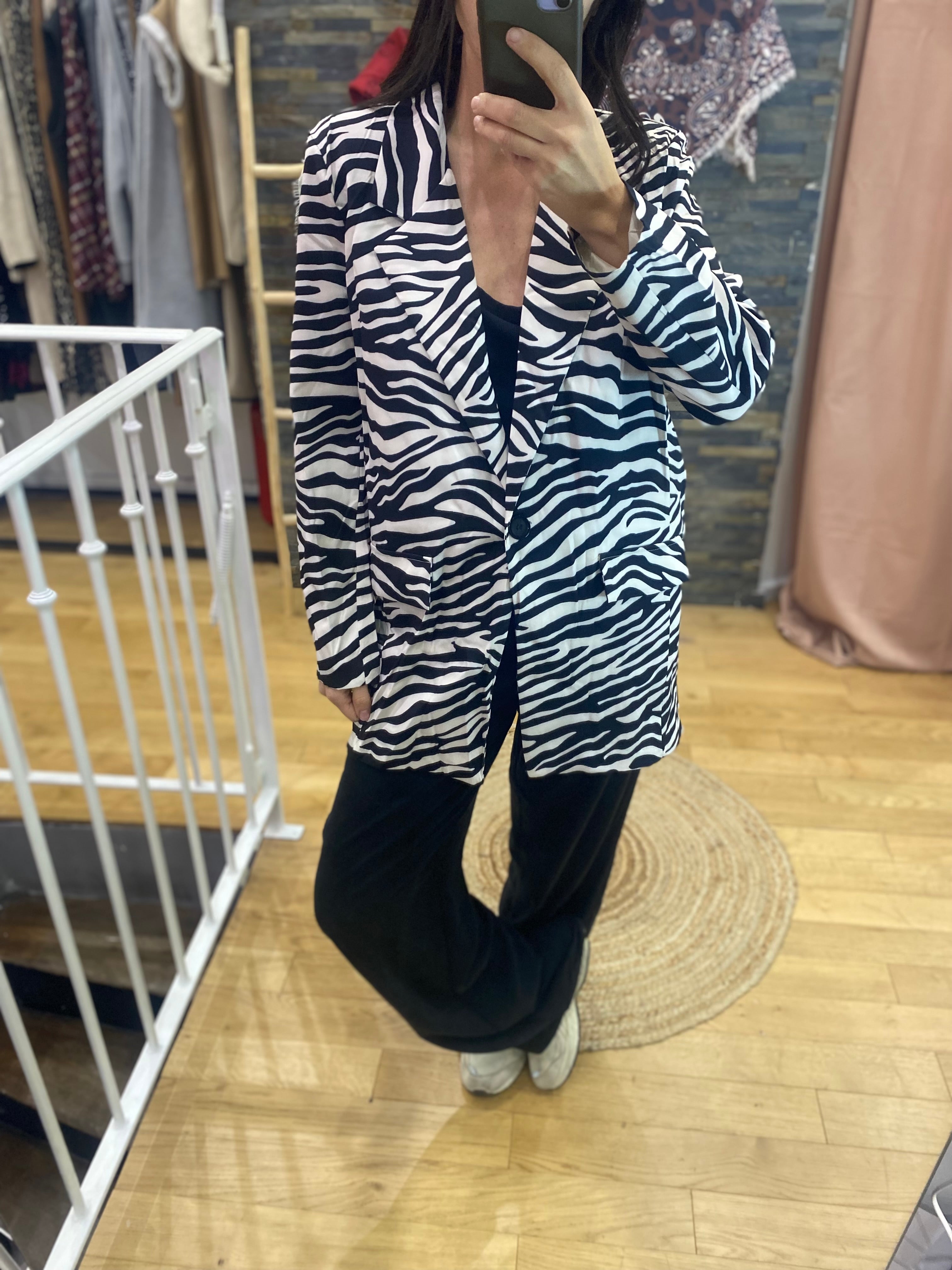 Veste « Lou » zèbre