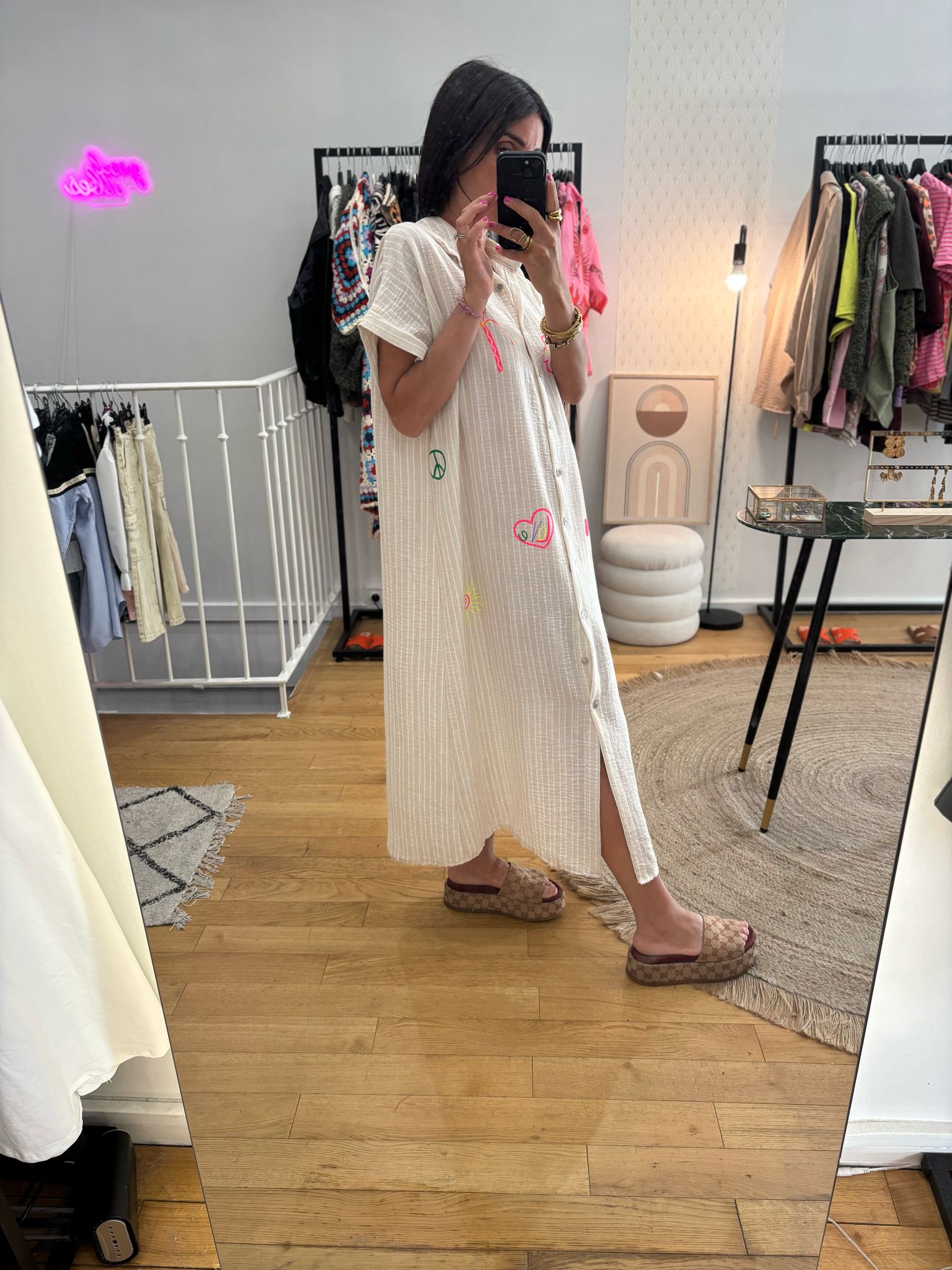 Robe « Lennie » beige