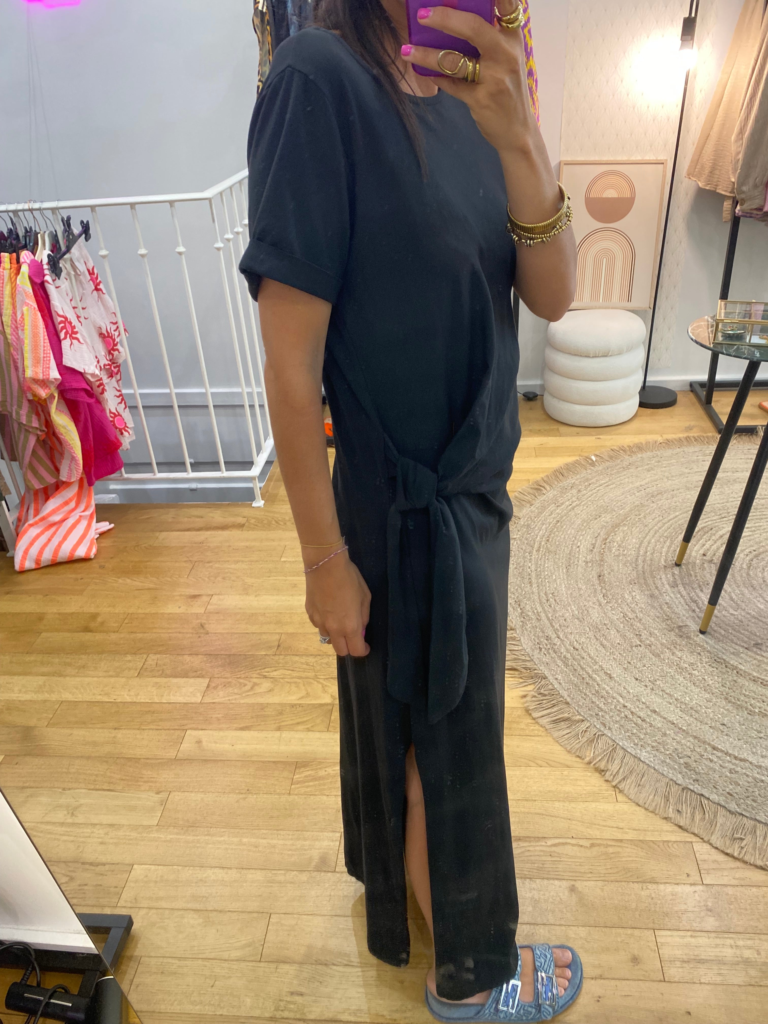 Robe noeud noir