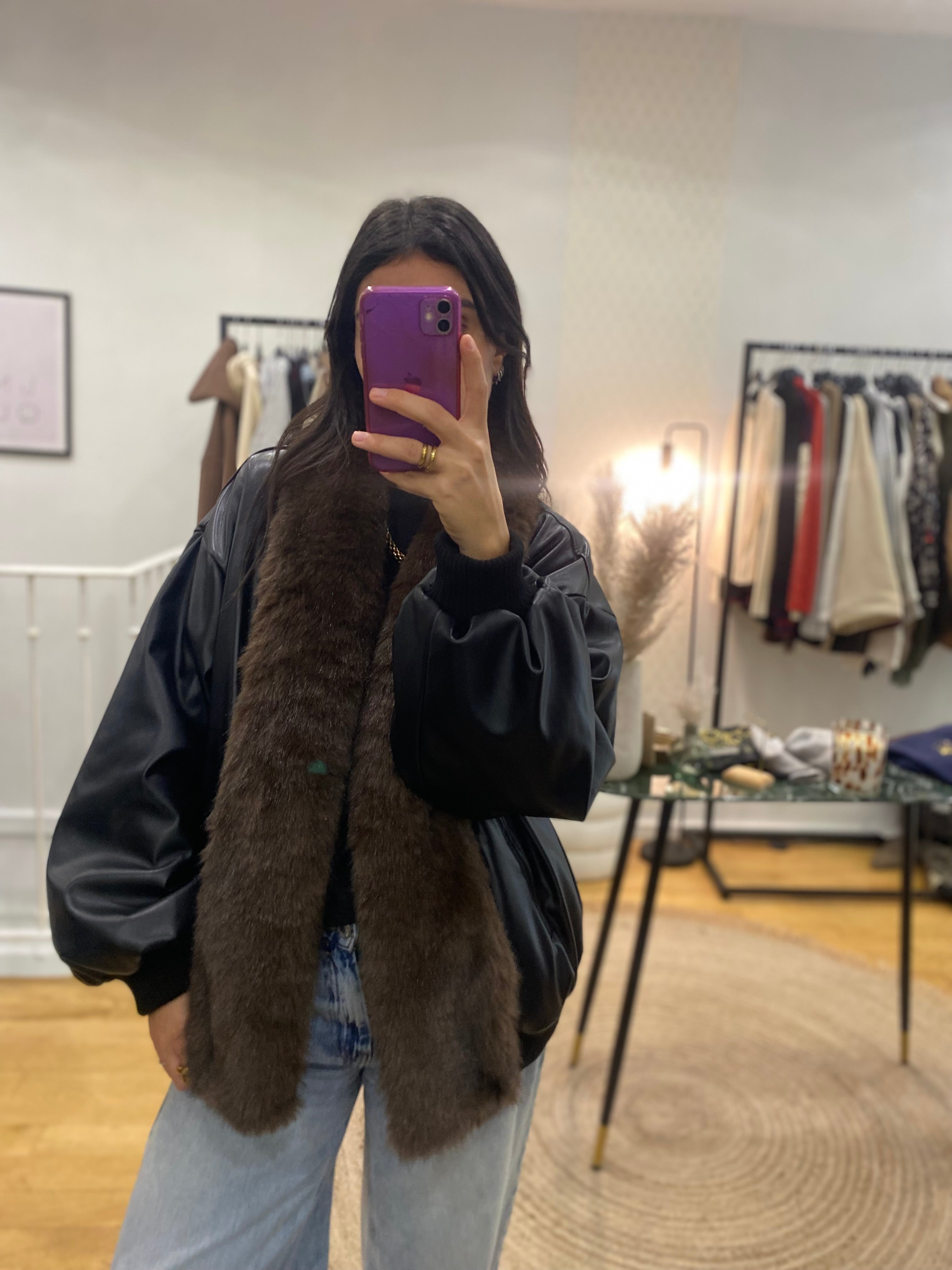 Blouson « Anais » noir