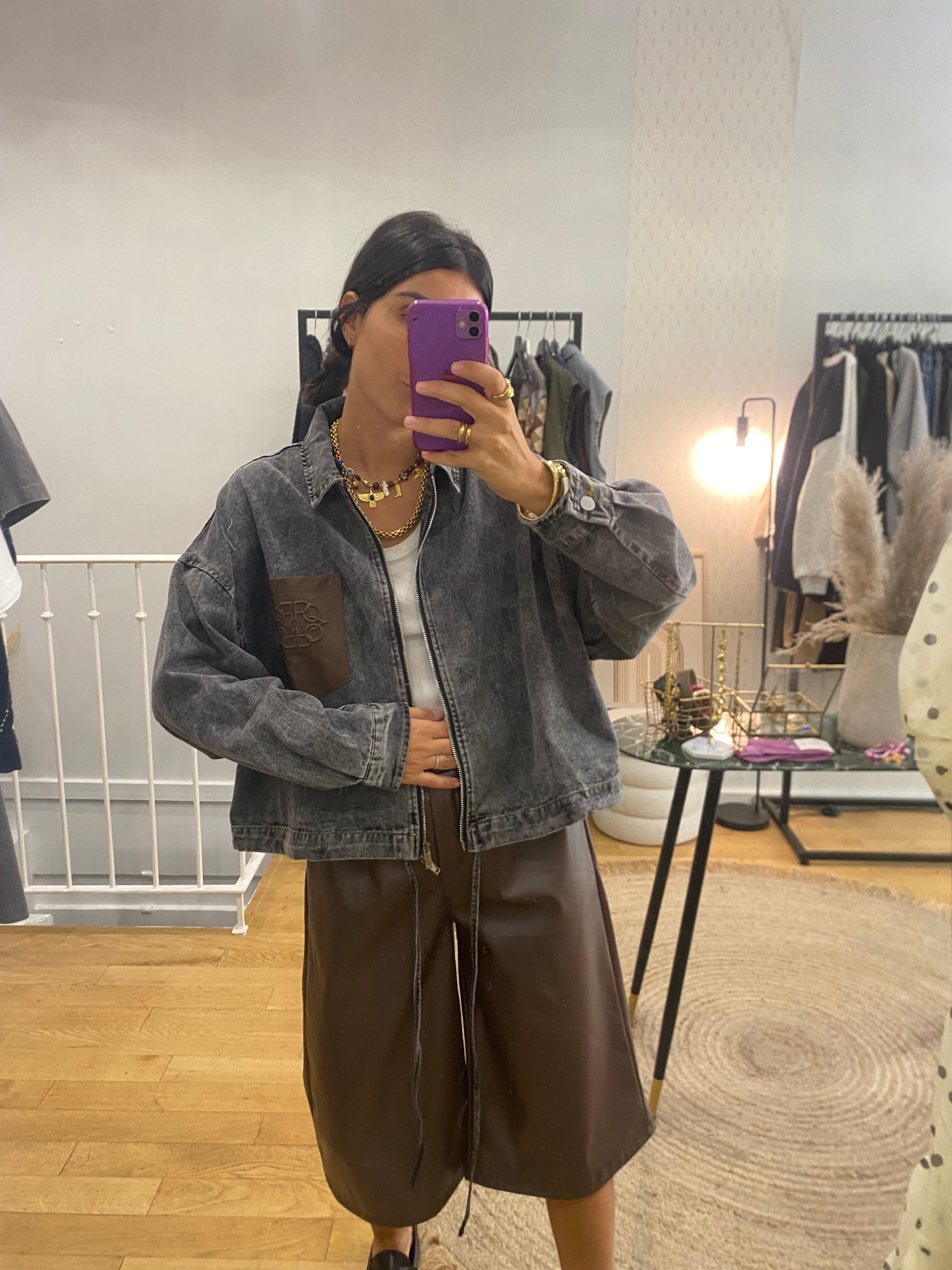 Bermuda « Abi » marron