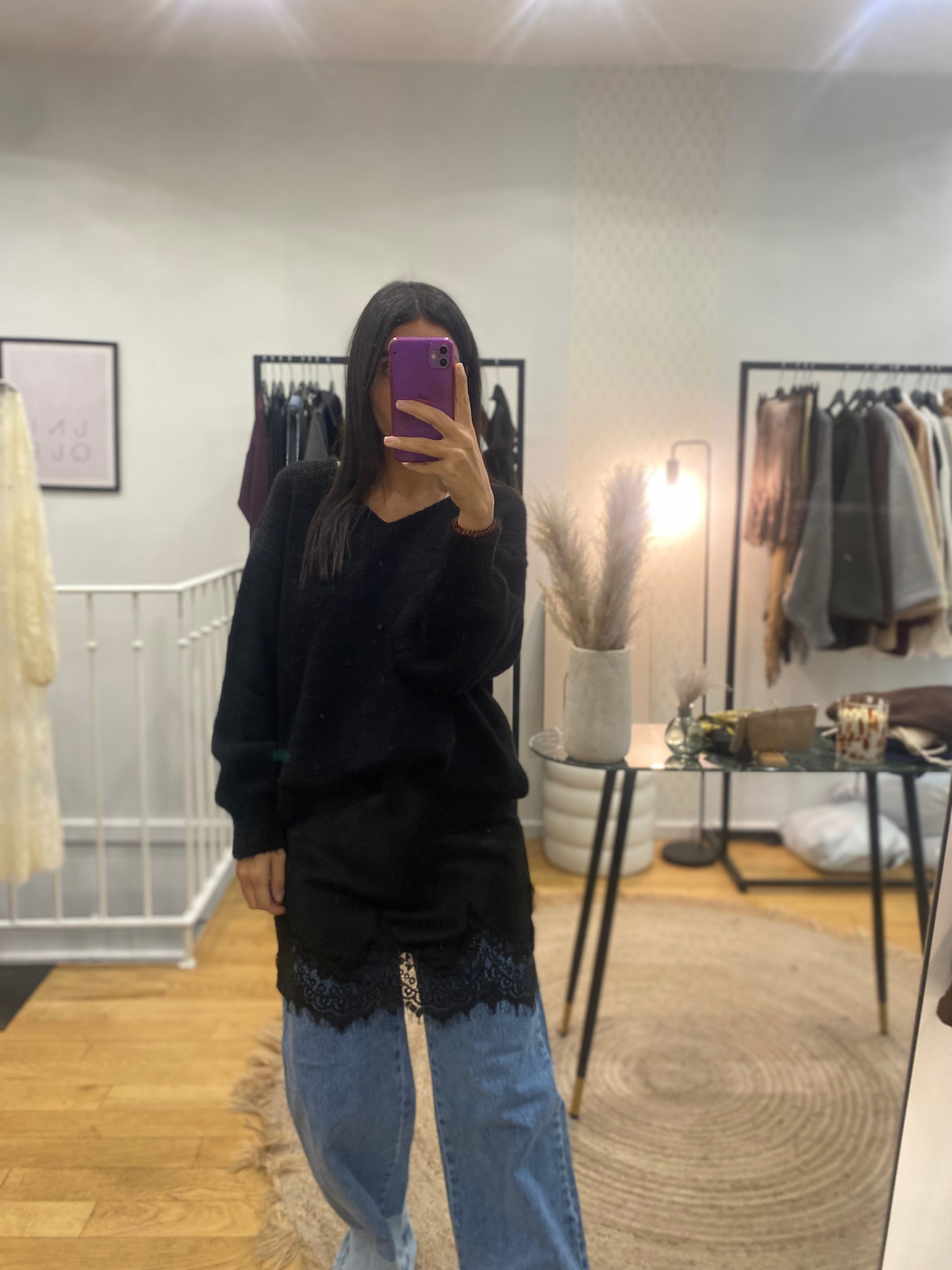 Sur jupe « Noa » noir