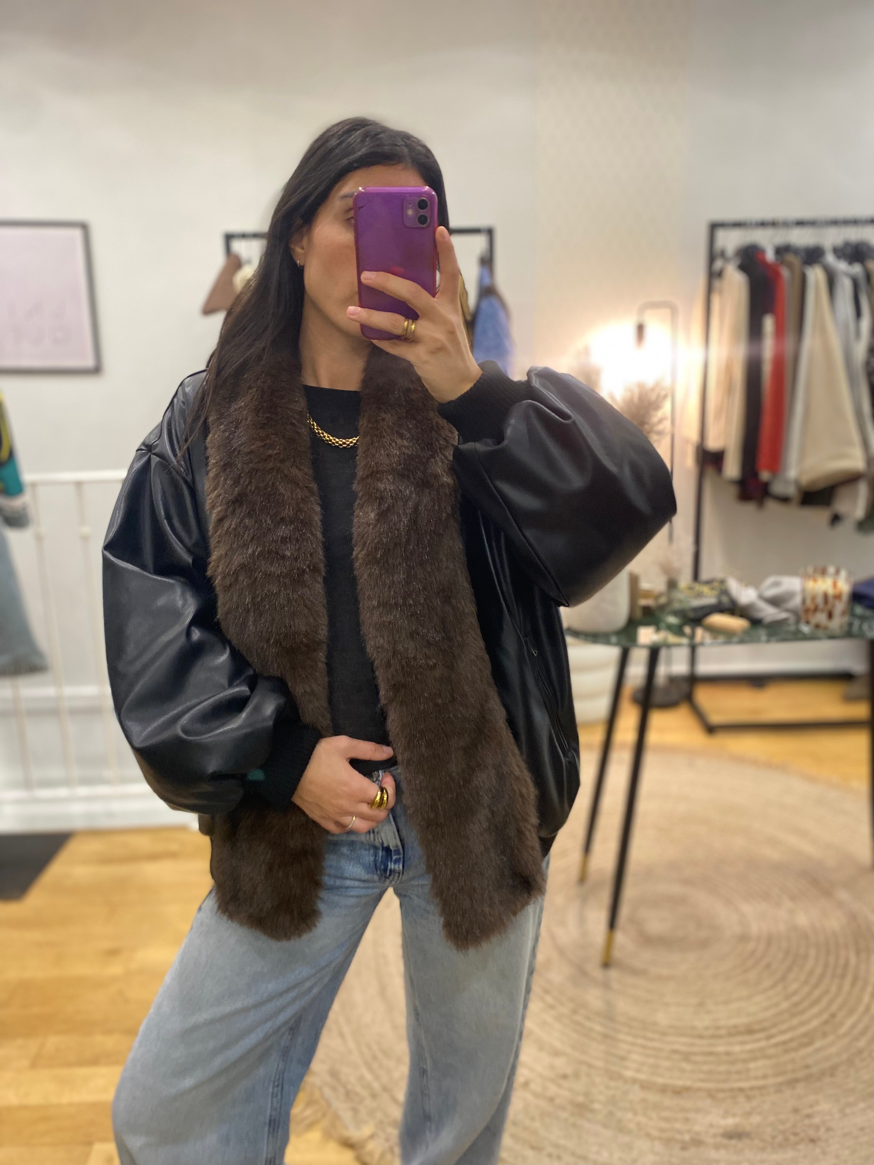 Blouson « Anais » noir