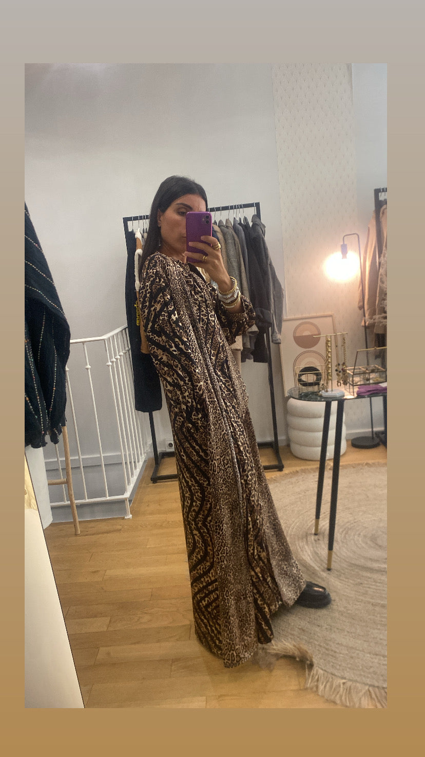 Robe « Hanna » léopard